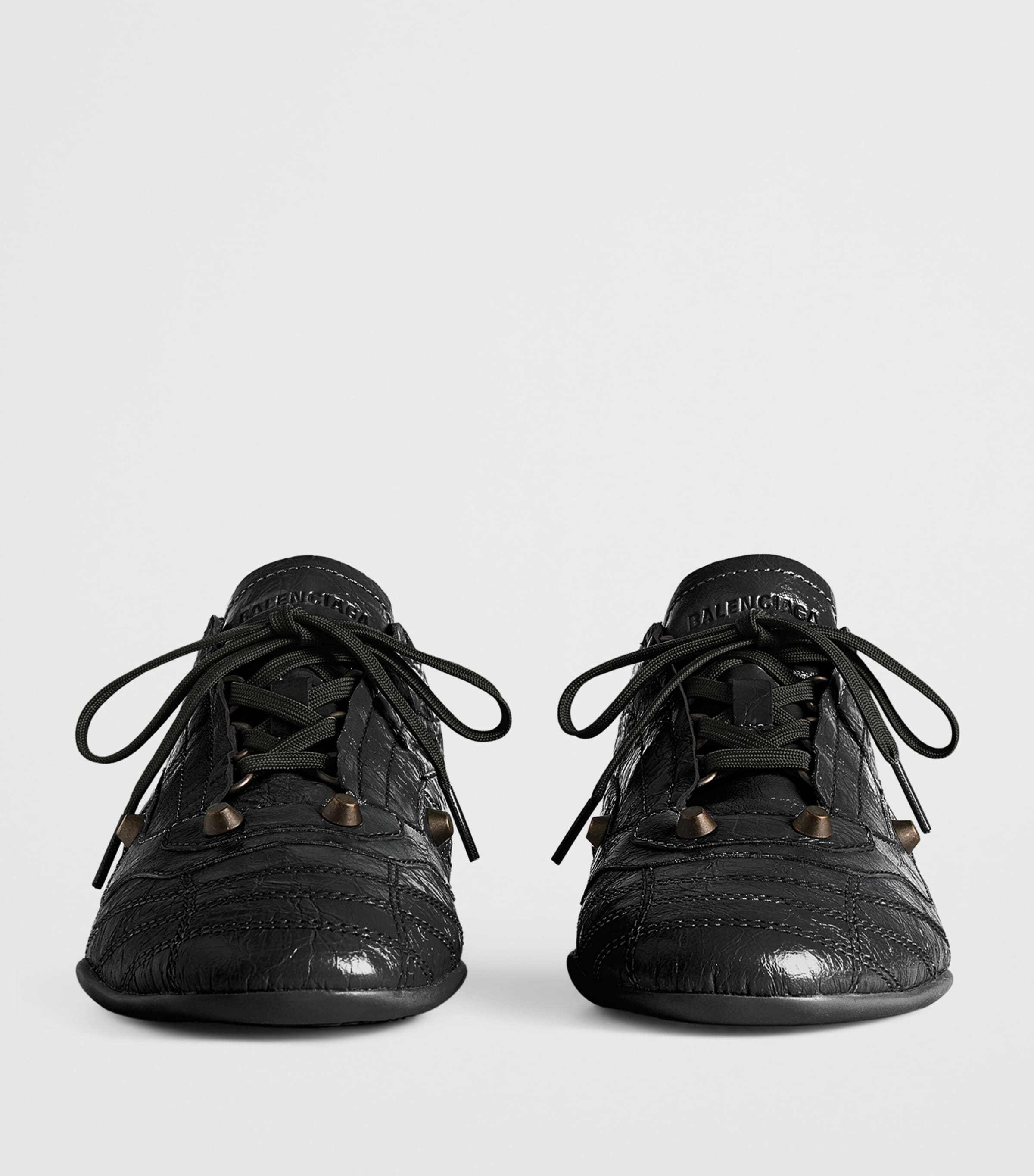 Balenciaga Leather City Sneakers Image 7
