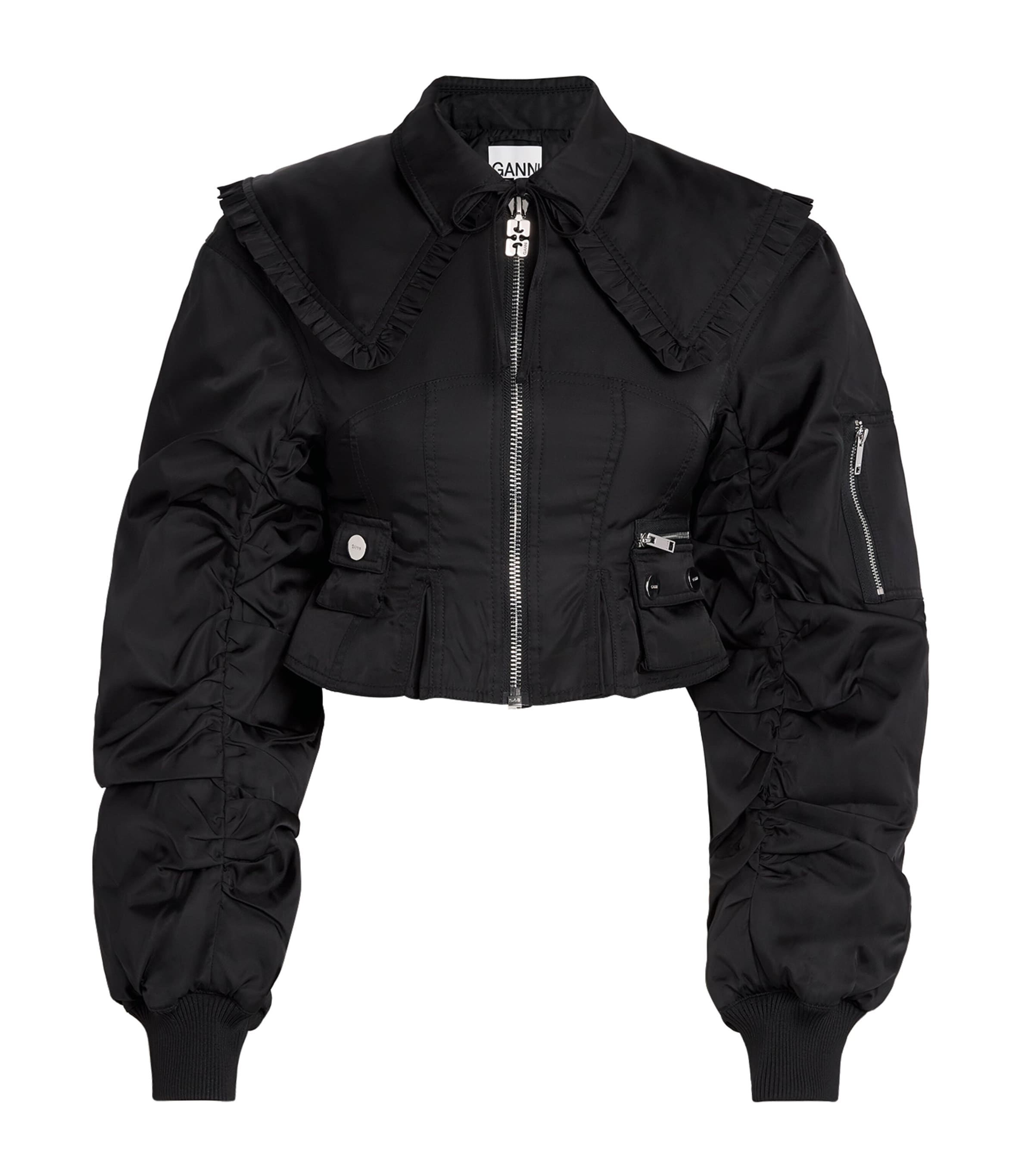 Ganni Duchesse Bomber Jacket
