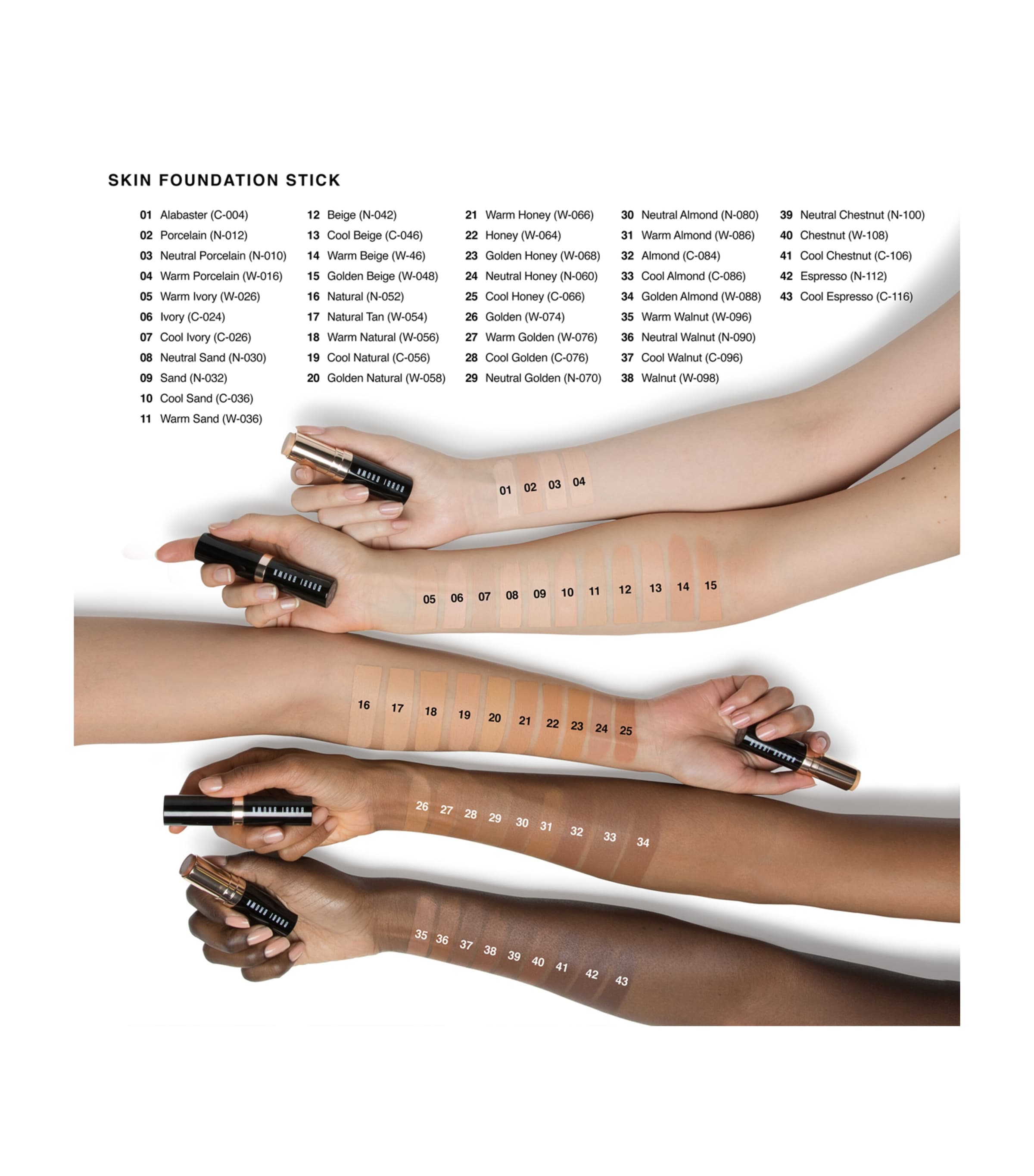 Skin Foundation Stick CHESTNUT Image 2