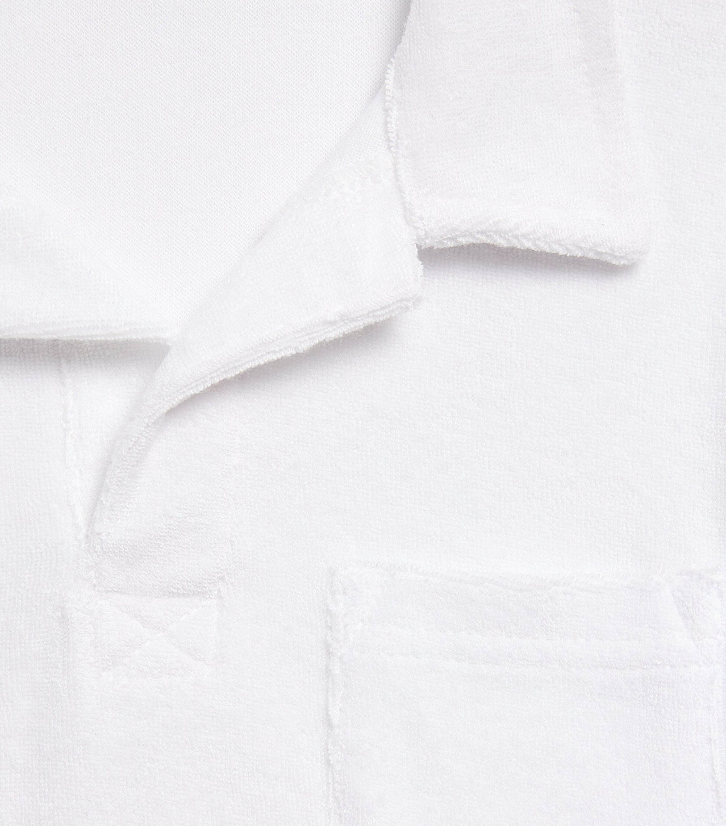 MARIE RAXEVSKY Terry Polo Shirt (2-12 Years) White Image 4