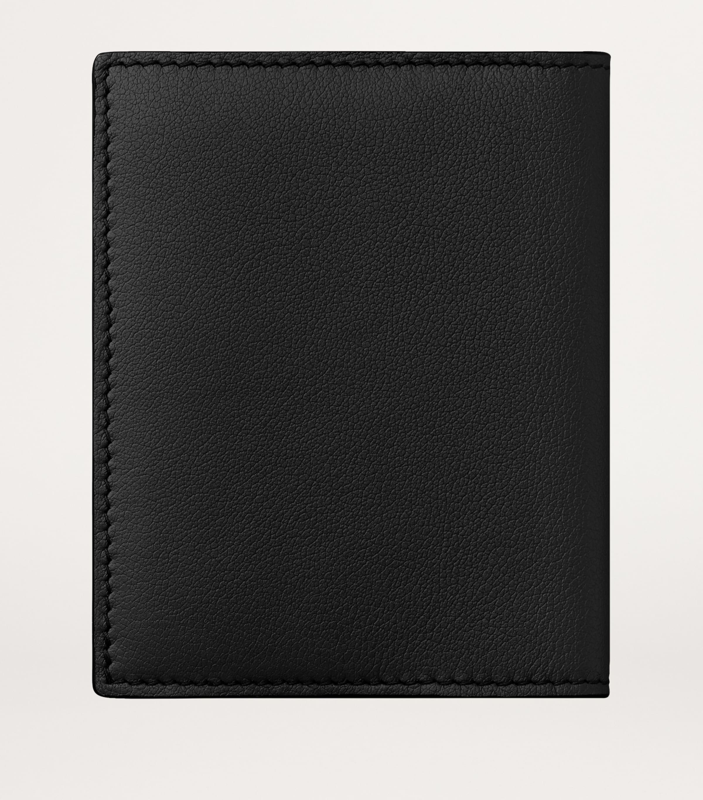 Leather Panthère de Cartier Bifold Card Holder BLACK Image 3