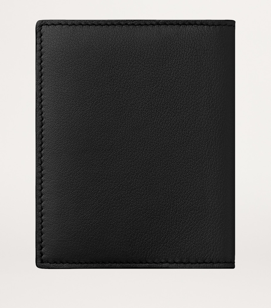 Leather Panthère de Cartier Bifold Card Holder BLACK Image 3