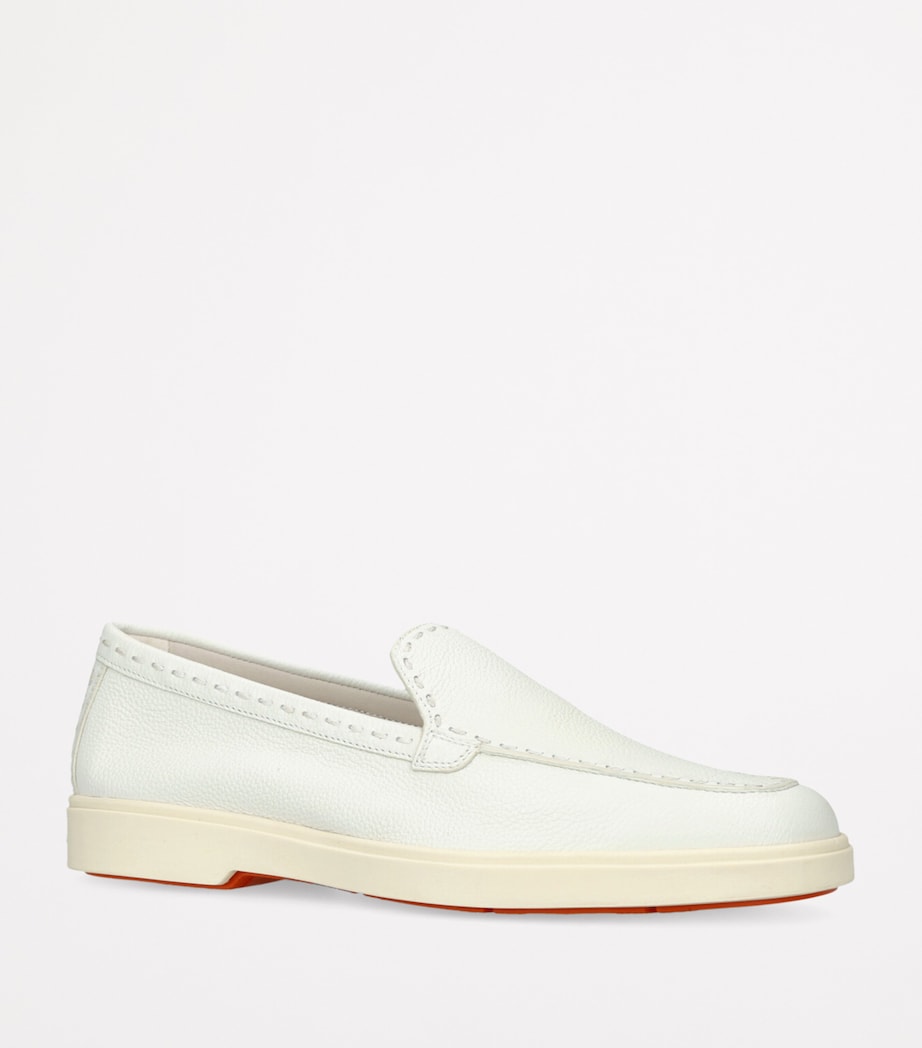 Leather Yalta Loafers WHITE Image 2