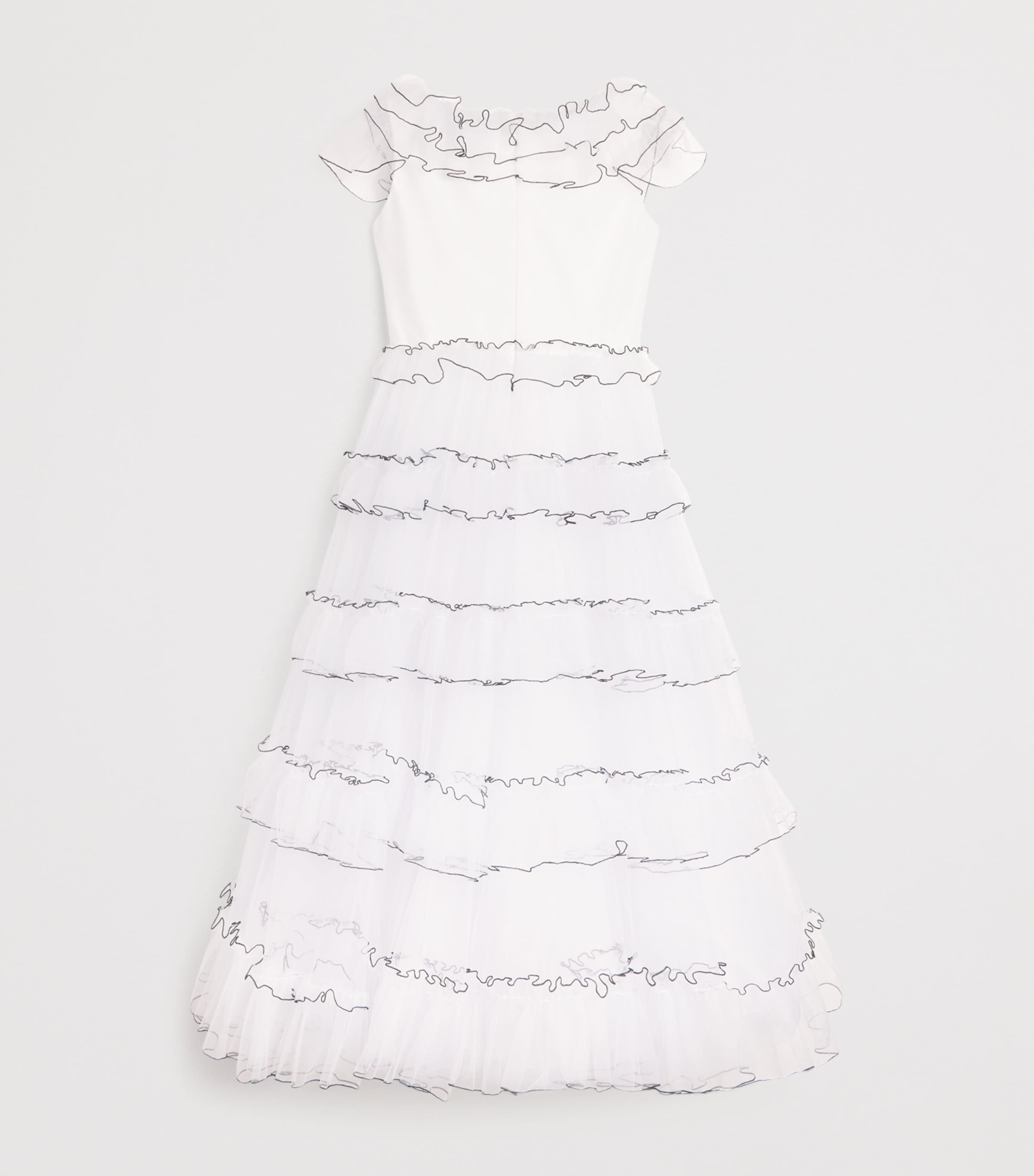 Tulle Harlow Dress (6-14 Years) 7 WHITE Image 2