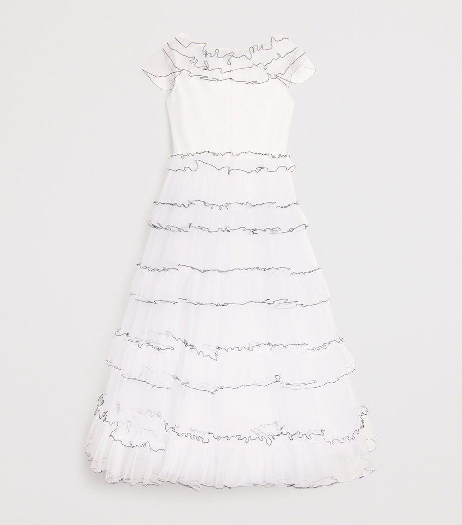 Tulle Harlow Dress (6-14 Years) 7 WHITE Image 2