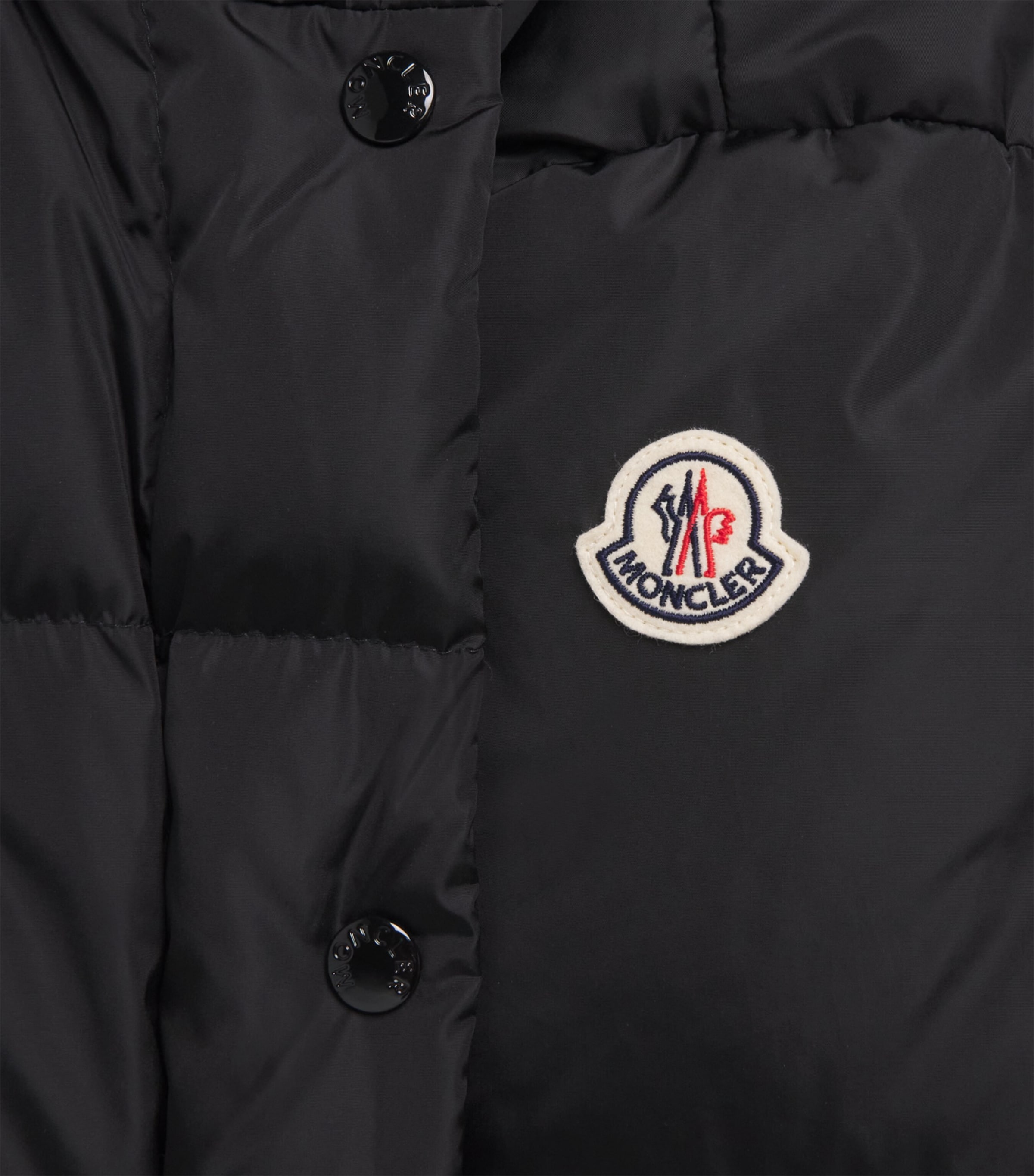 MONCLER Adamas ハート柄ダウン 80センチ Moncler Black Down Quilted Agneux Jacket | Harrods AE