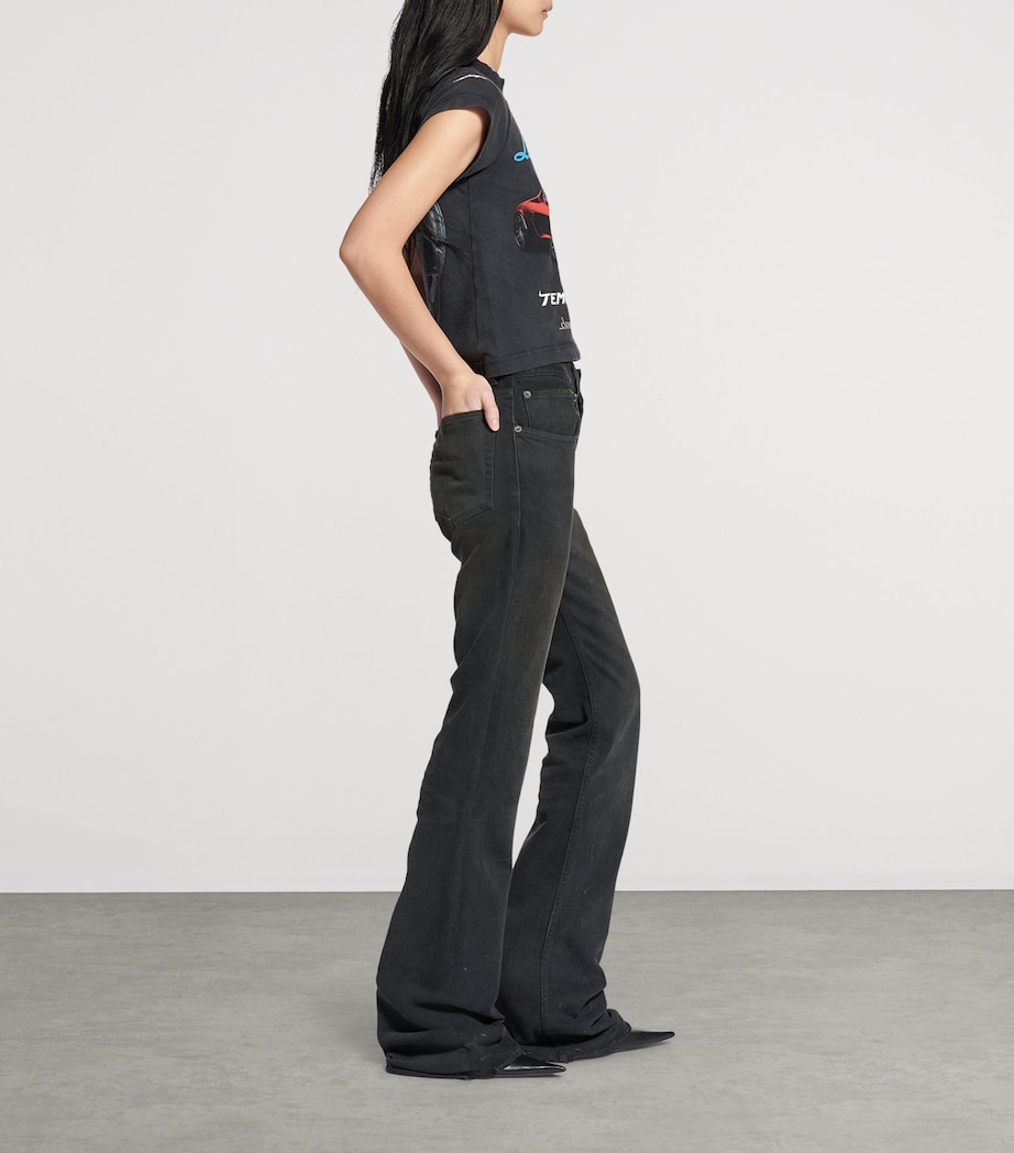 Slim Bootcut Jeans 8582 Image 6