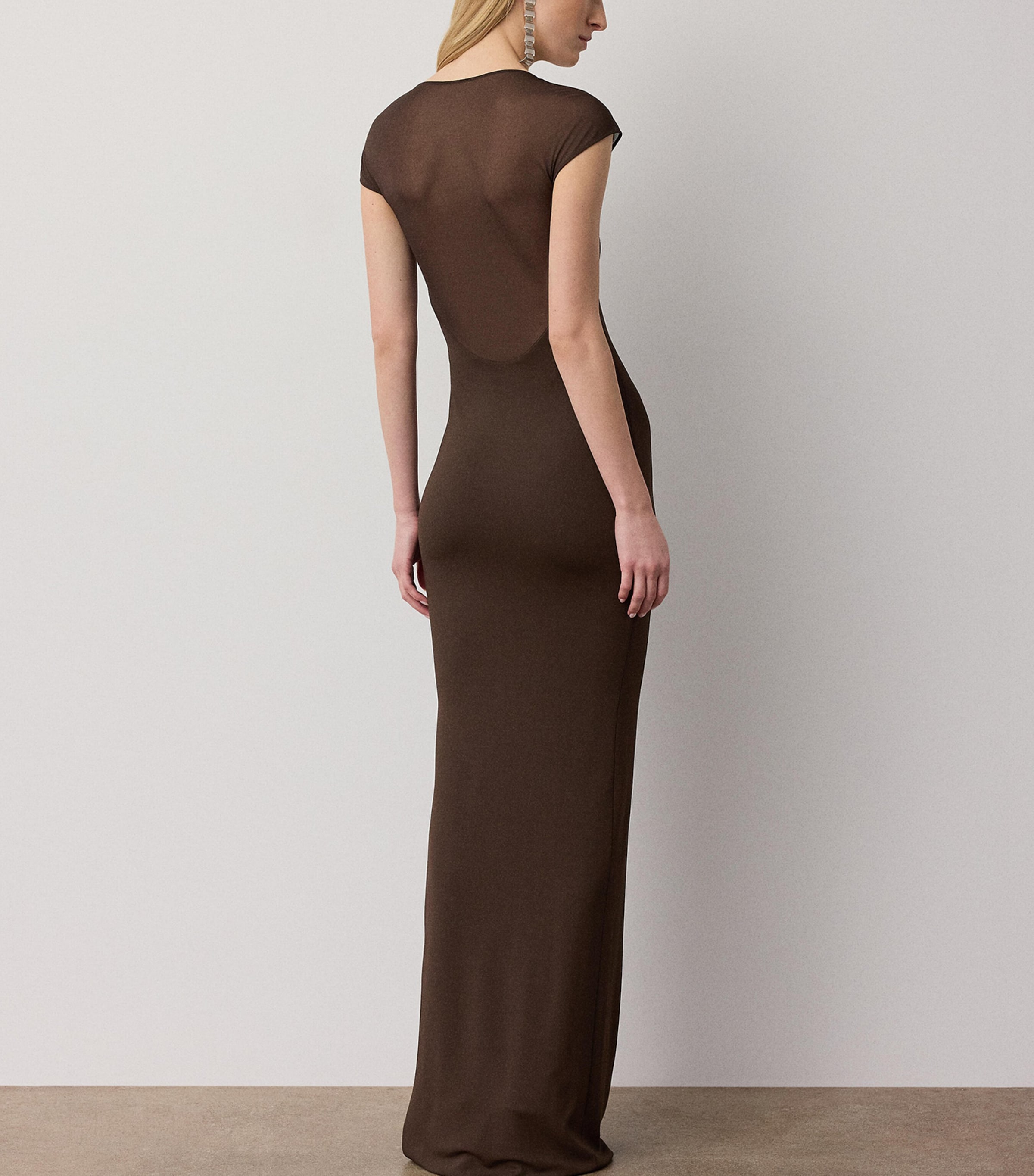 Ralph Lauren Collection Womens Jersey Waverley Maxi Dress Sycamore Image 6