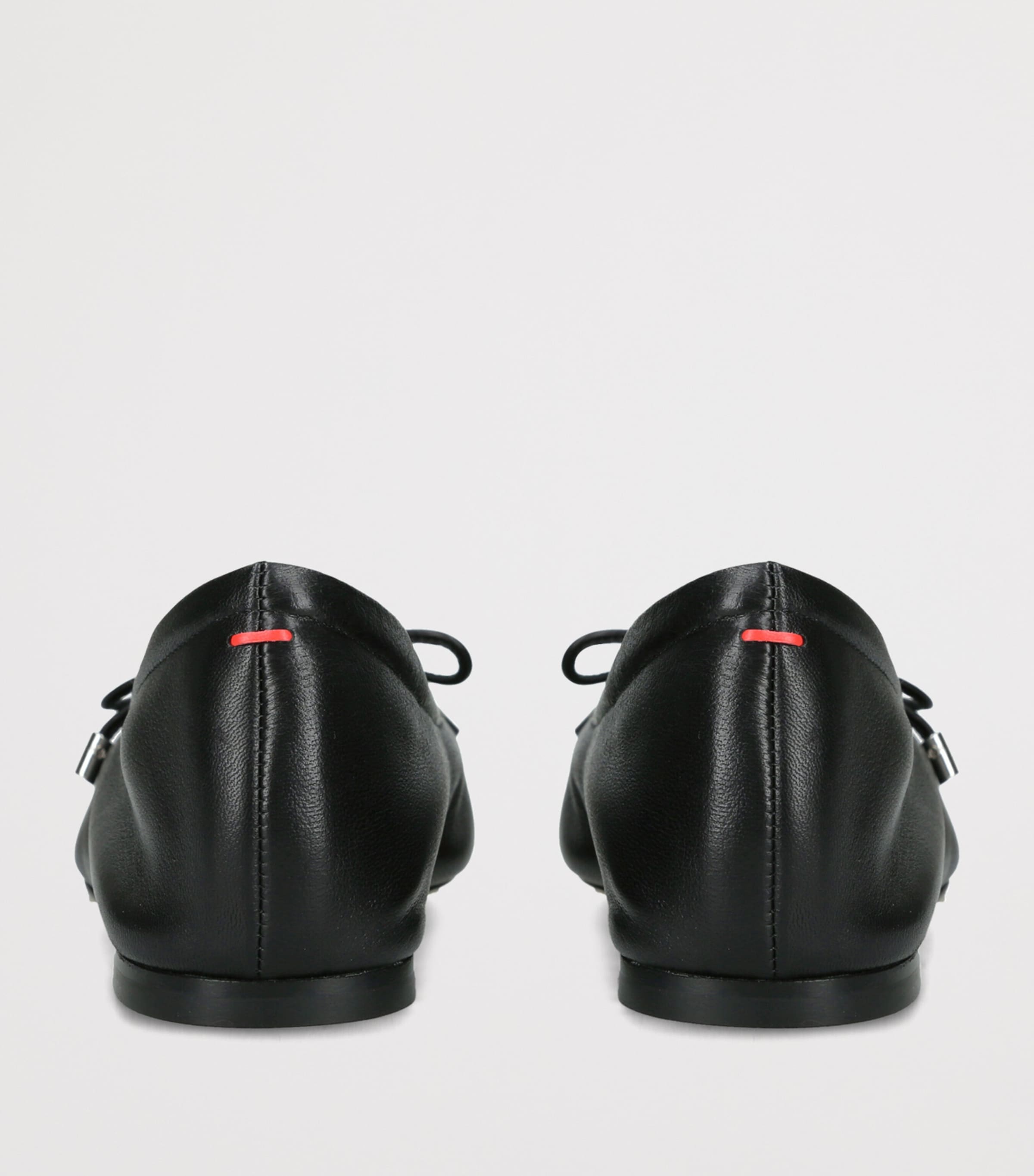 aeyde Leather Nomi Ballet Flats Black Image 2