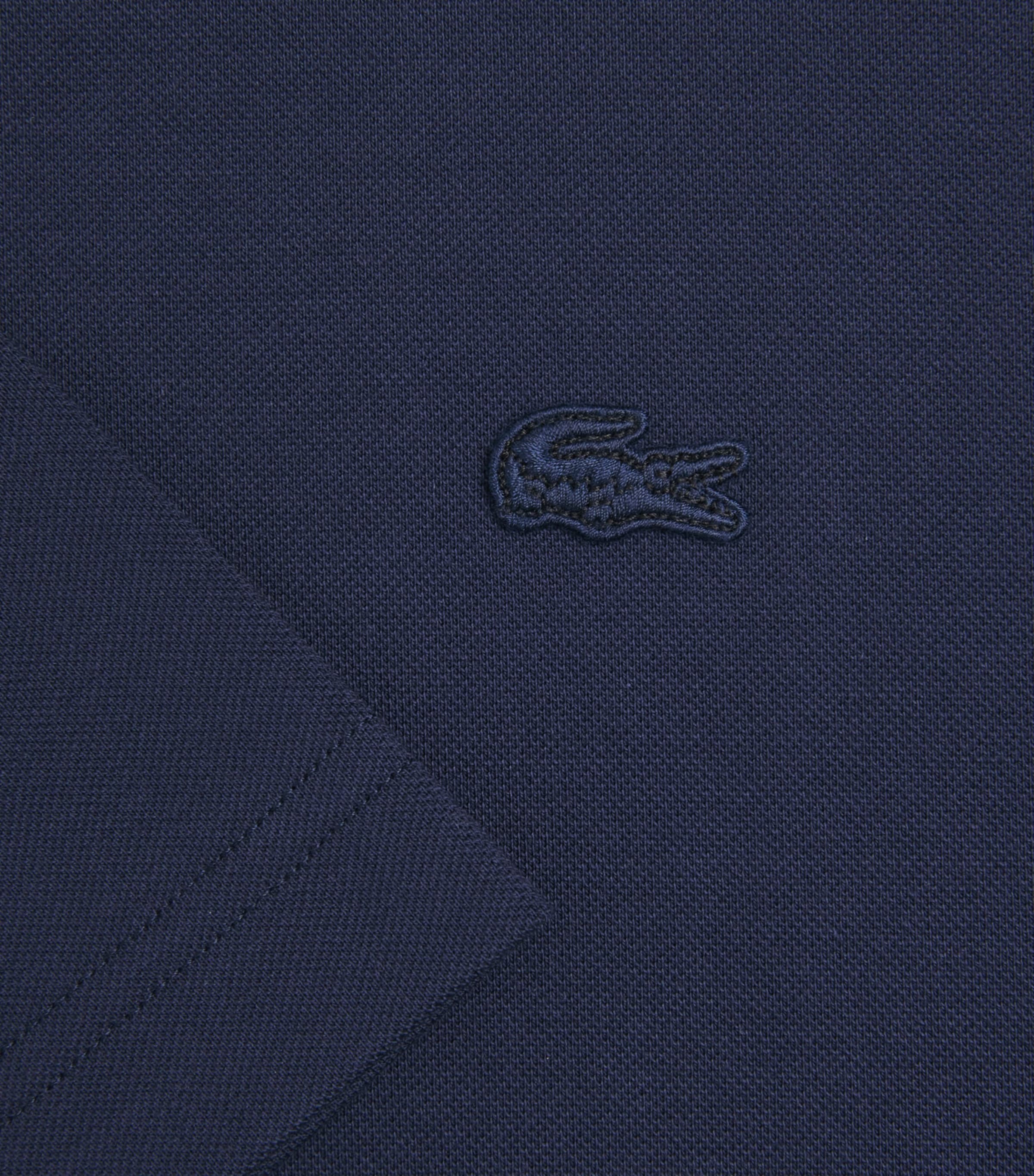 Lacoste Mens Pima Cotton Piqué T-Shirt Navy Blue Image 6