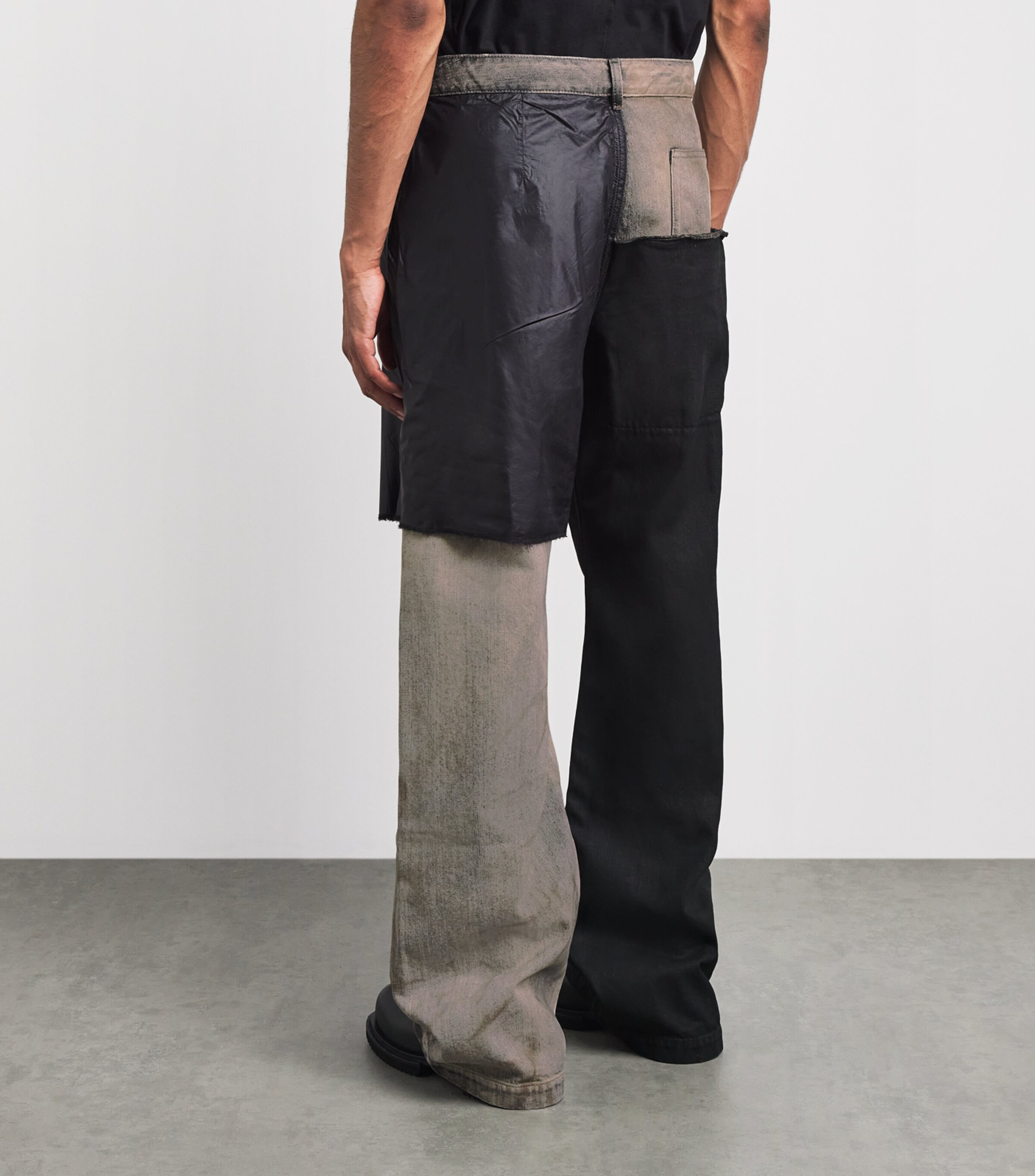 Rick Owens Multi Patchwork Straight Jeans | Harrods US