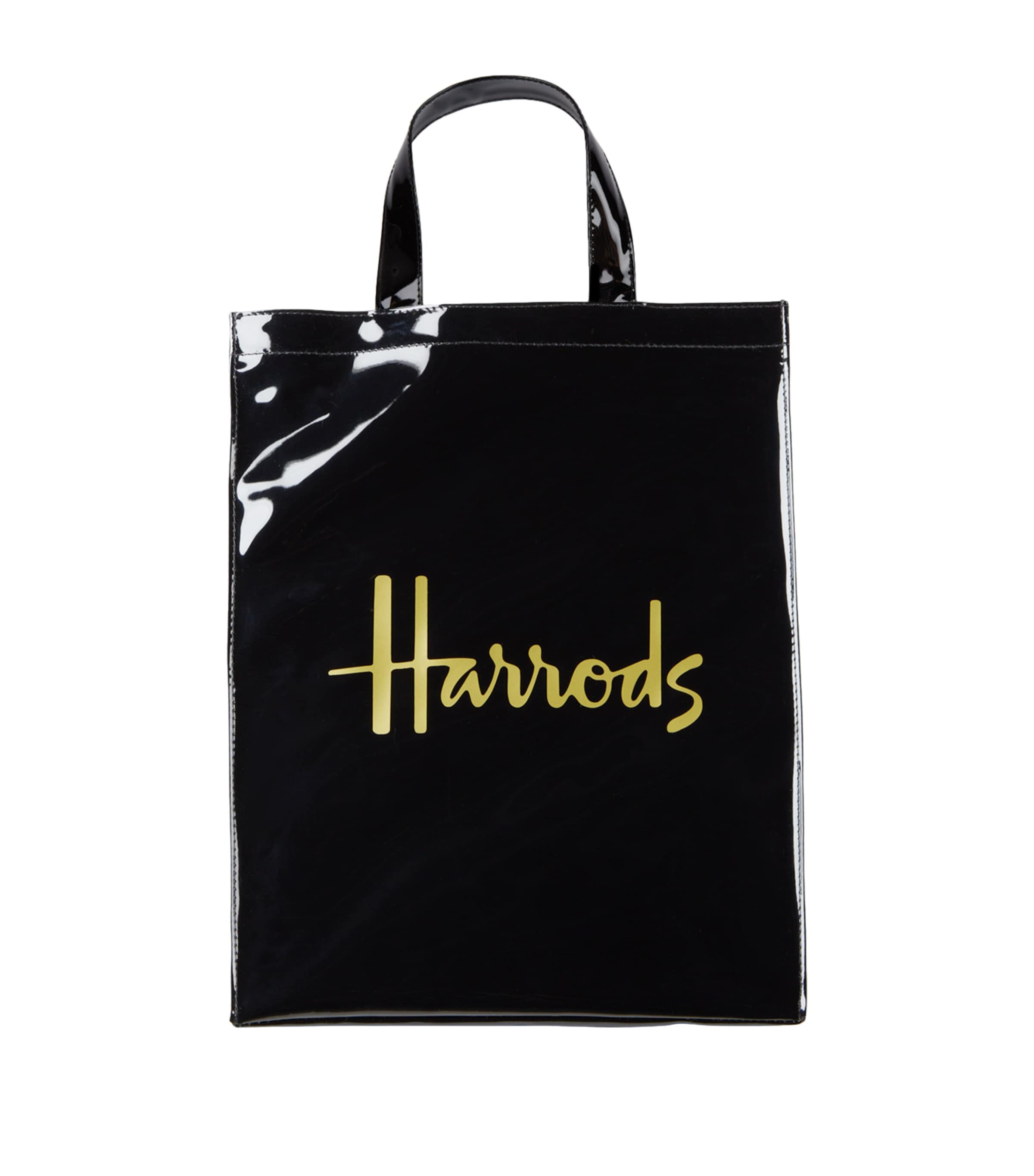 HARRODS MEDIUM LOGO SHOPPER BAG 