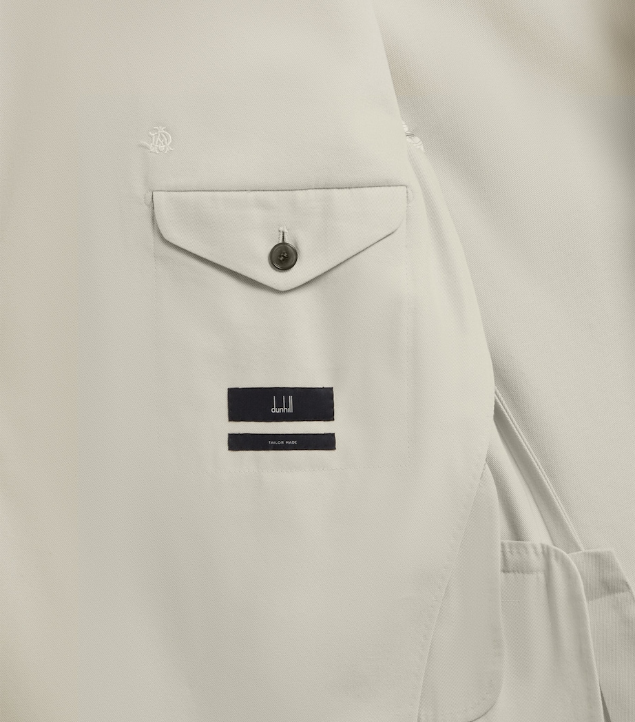 Cotton-Cashmere Cavendish Blazer 077LIGHT STONE Image 8