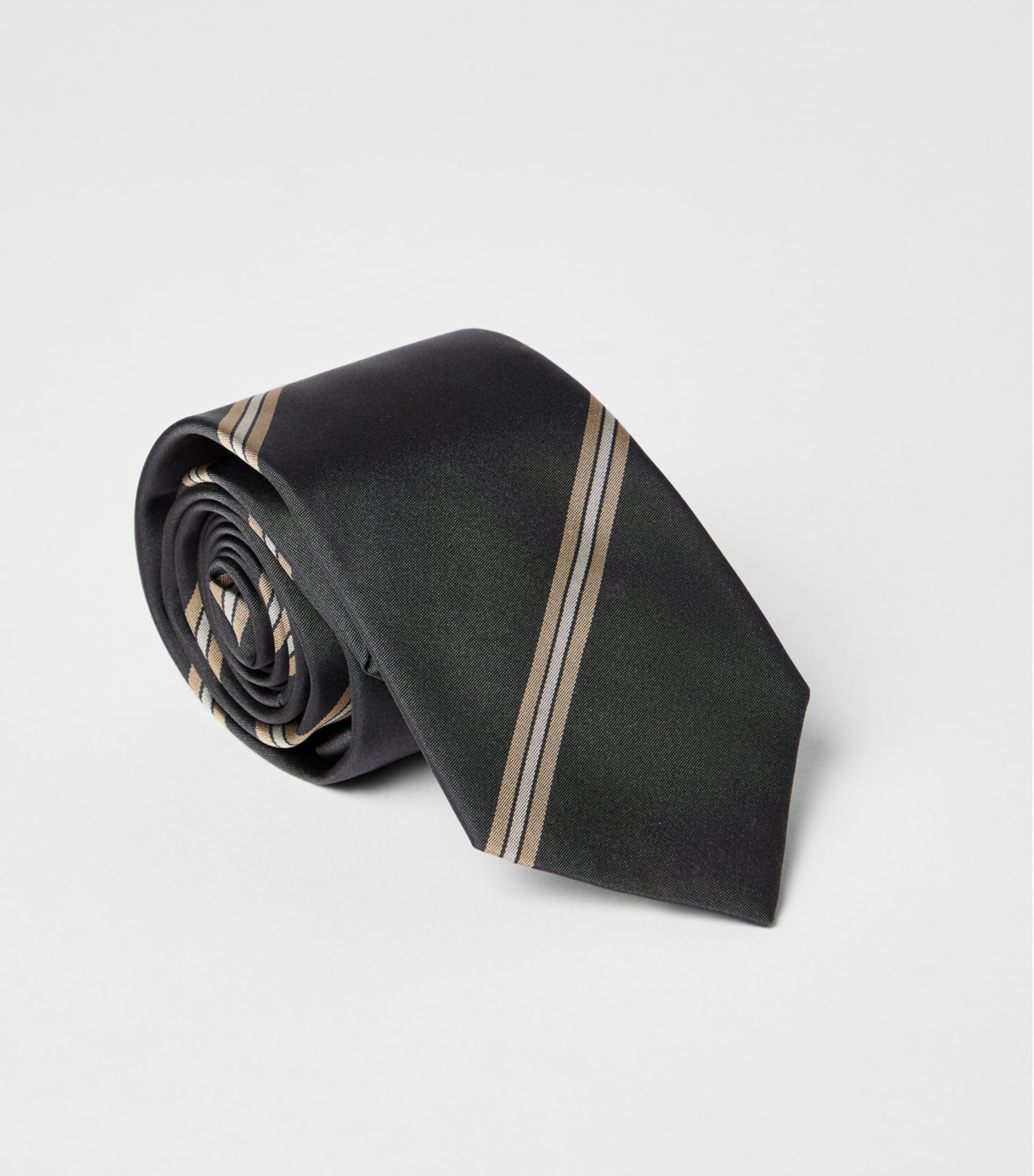 Silk Regimental Stripe Tie CKP60 Image 4