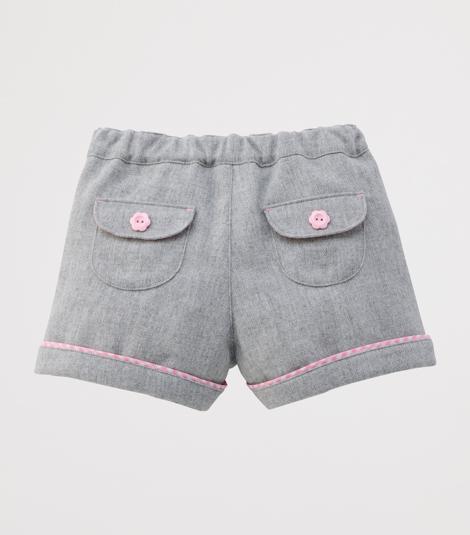 Miki House Wool-Blend Embroidered Shorts (12 Months-7 Years) Image 2