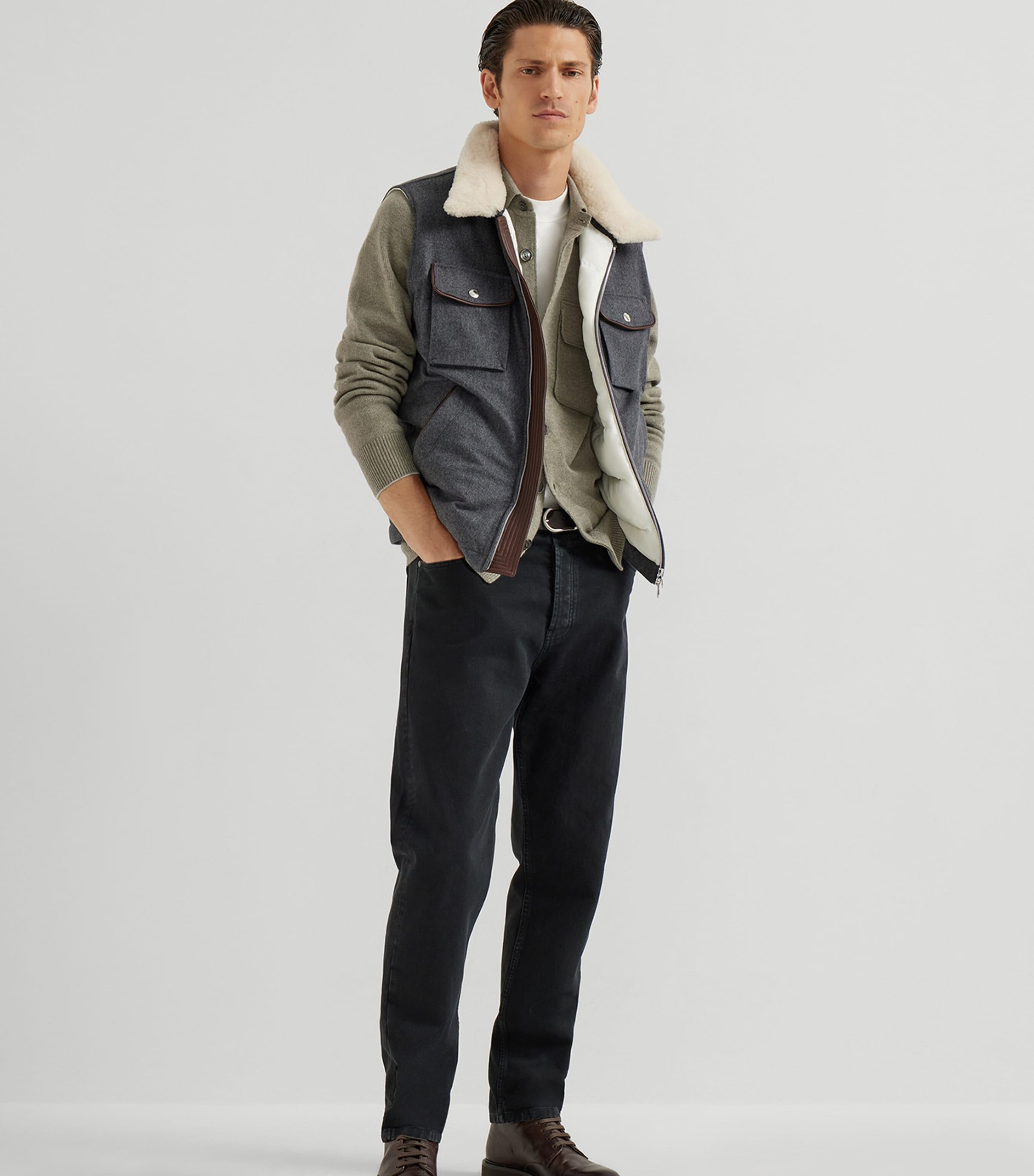 Wool Down Gilet CQH40 Image 3