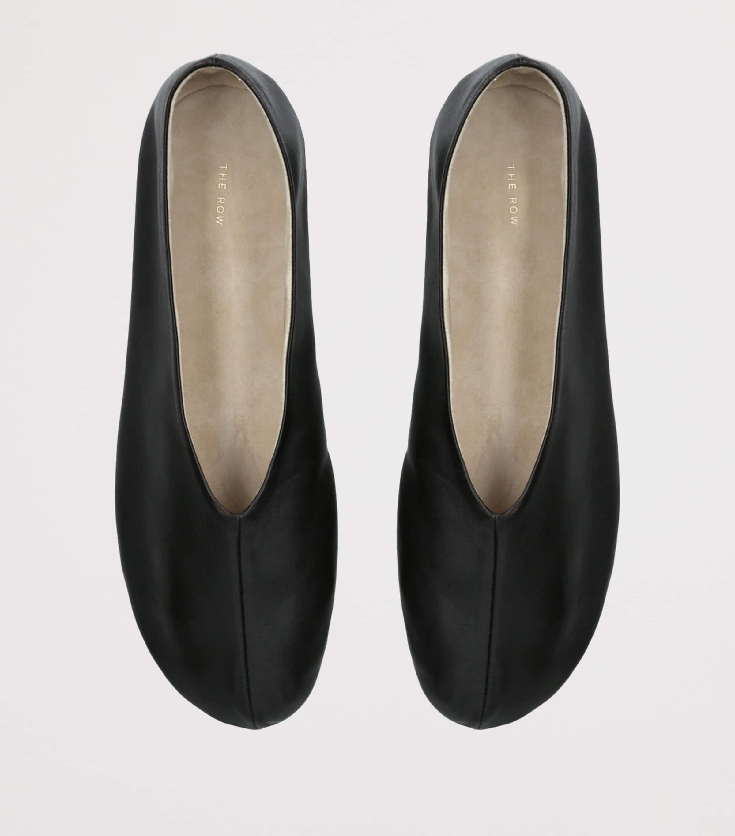 Stella Leather Ballet Flats BLACK Image 4