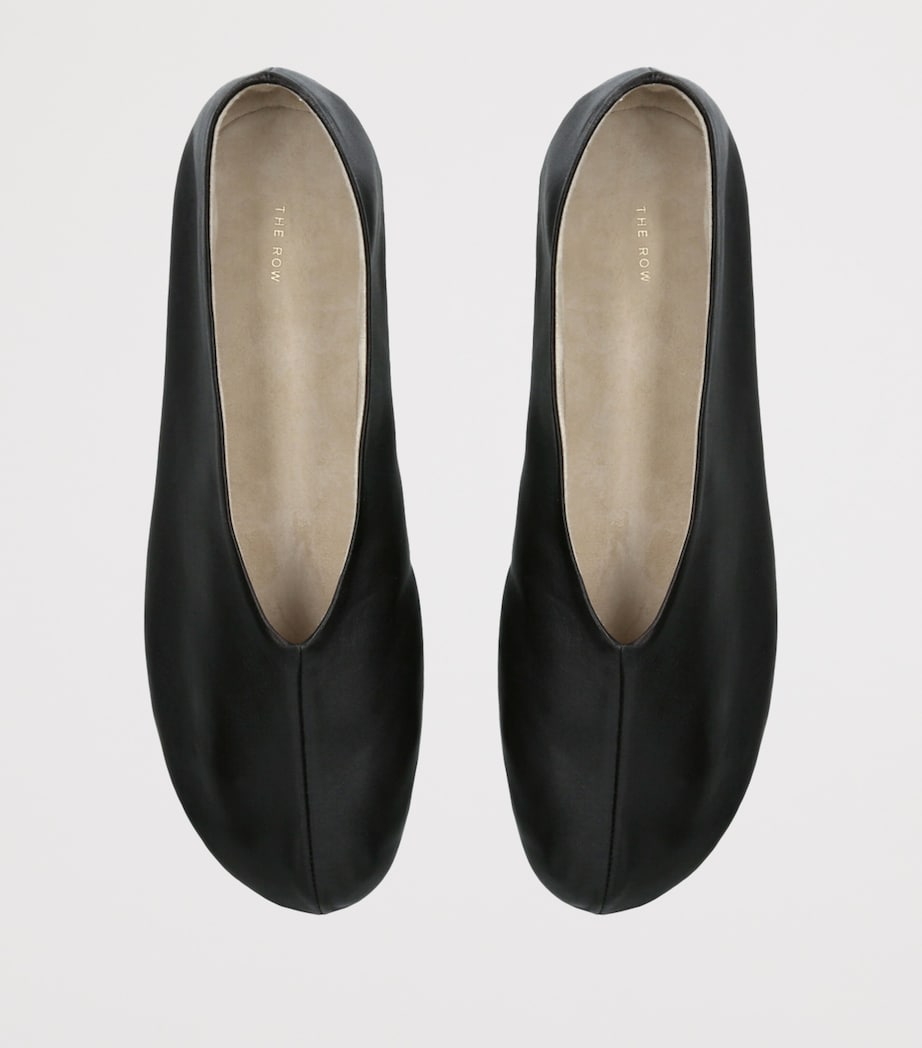 Stella Leather Ballet Flats BLACK Image 4
