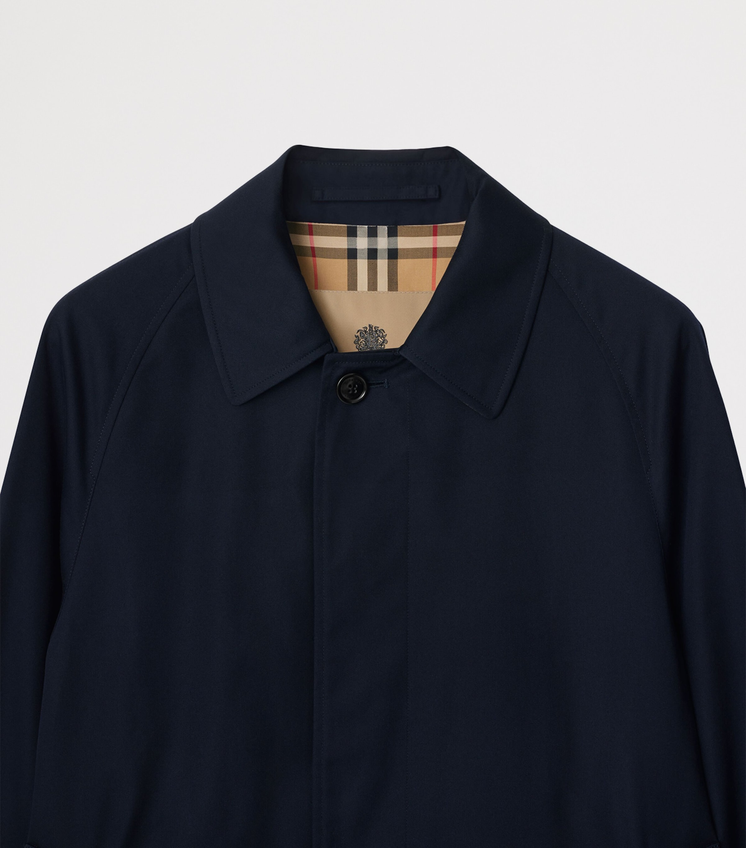 Mid-Length Camden Heritage Car Coat COAL BLUE Image 7