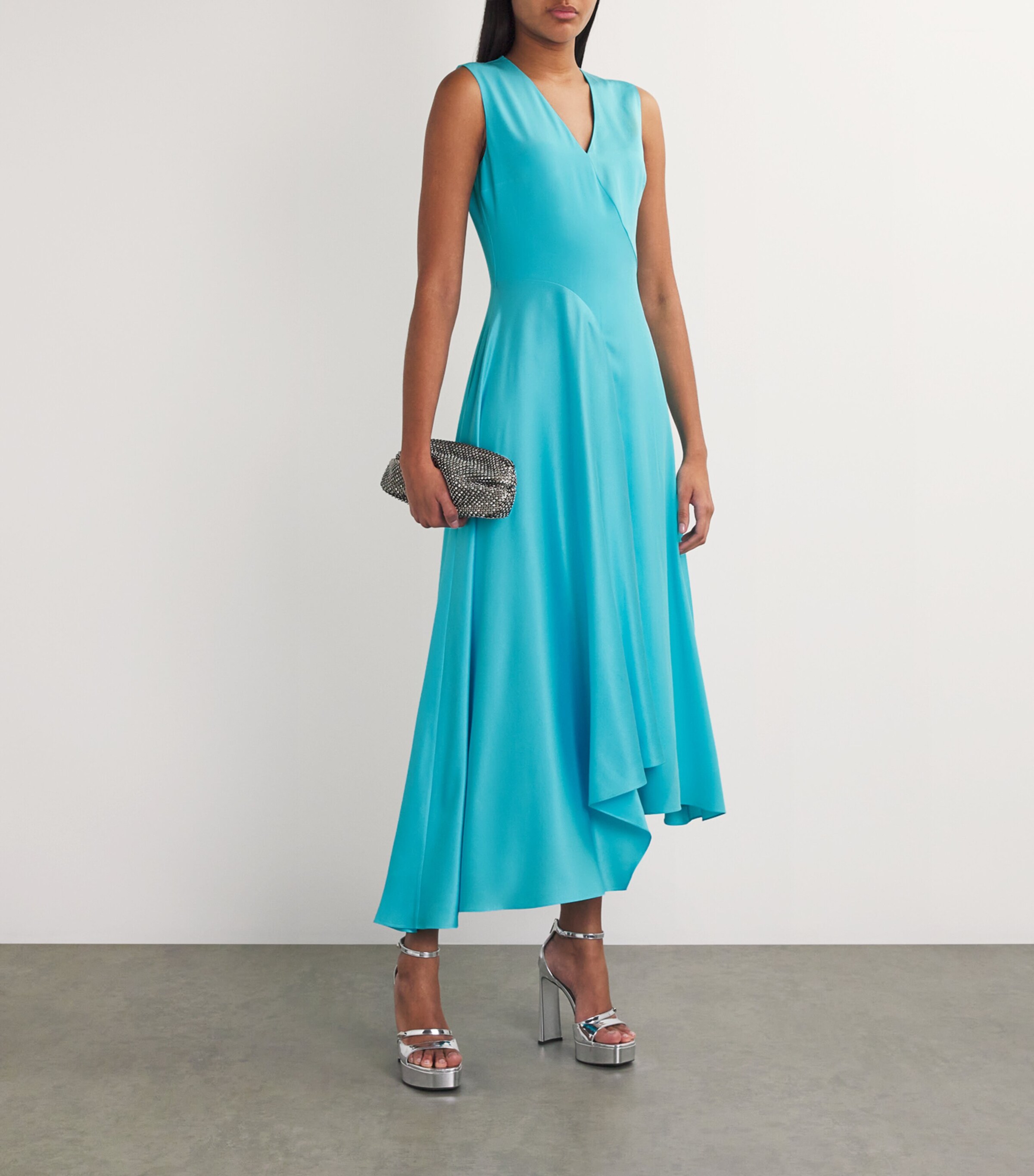 Silk Miral Midi Dress PISCINE Image 2