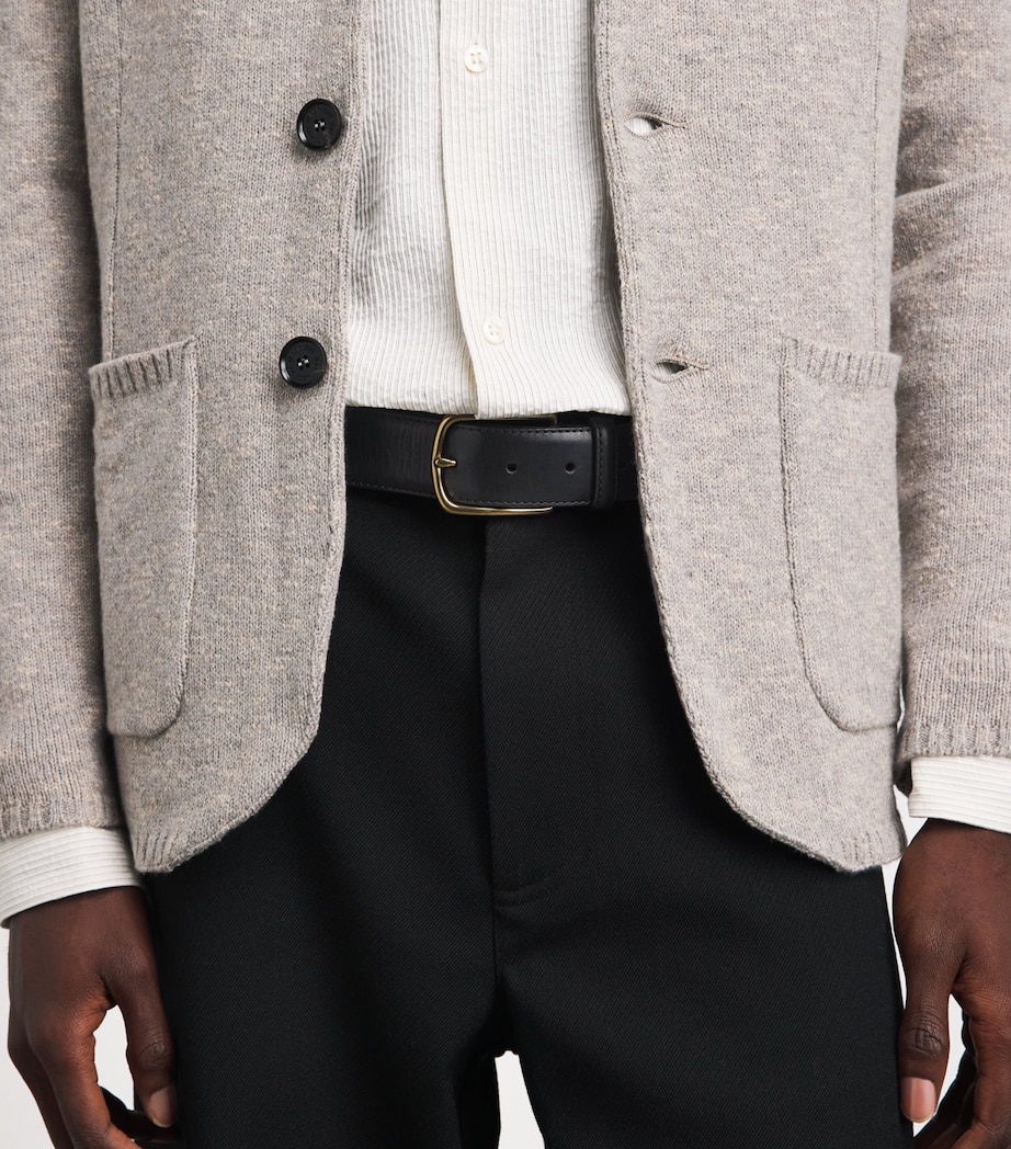 Officine Creative Leather Belt Nero Image 2