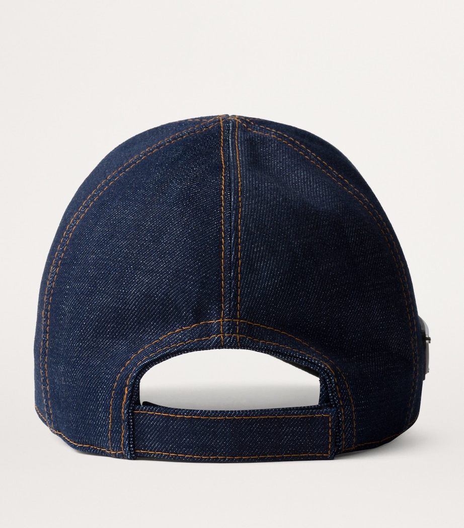 Selvedge Denim Baseball Cap F0008 Image 3