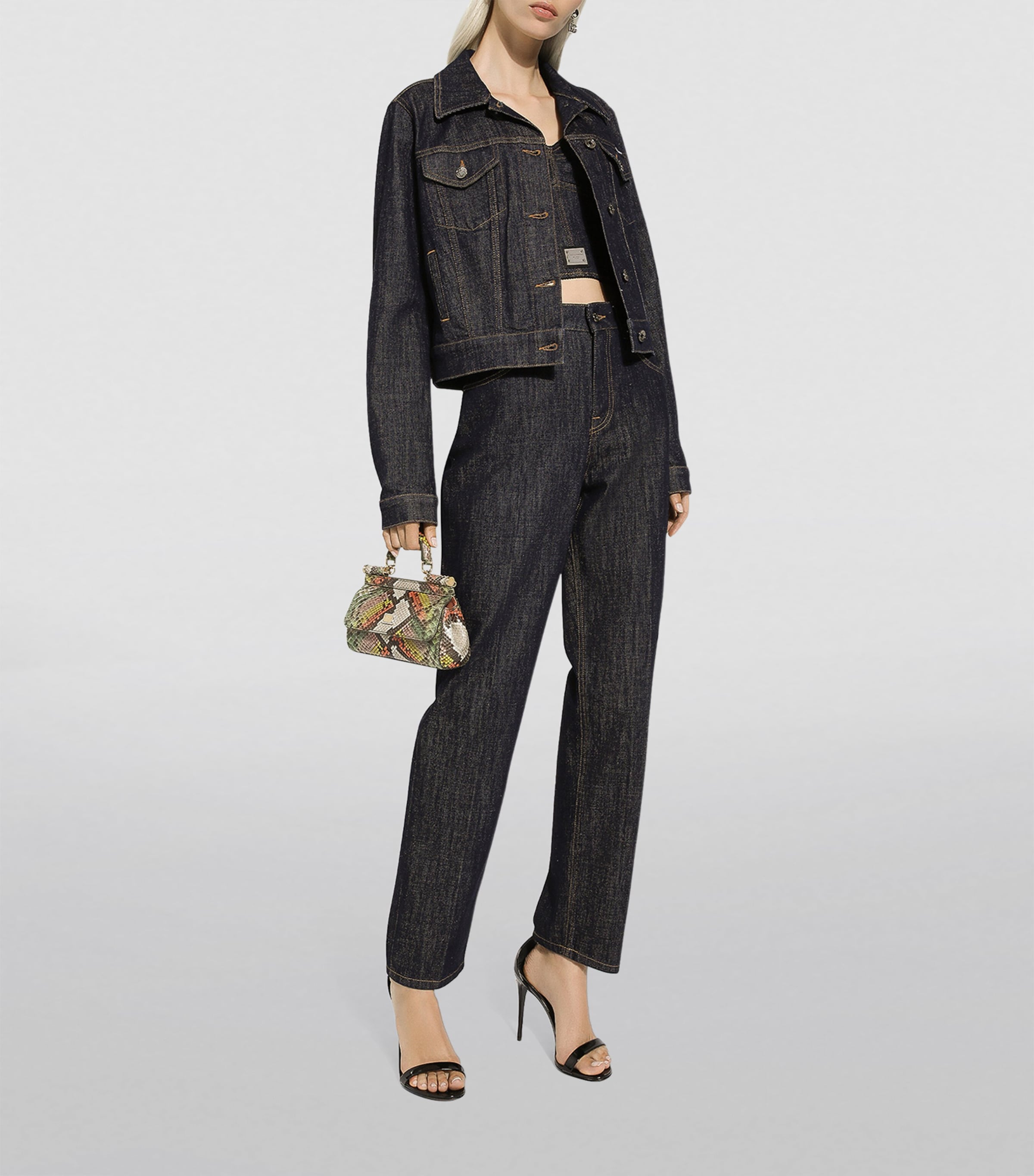 5-Pocket Straight Jeans S9001-COMBINED COLOU Image 4