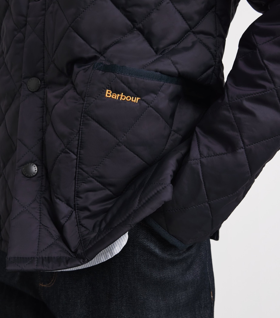 Barbour Mens Heritage Liddesdale Quilted Jacket Navy Image 3