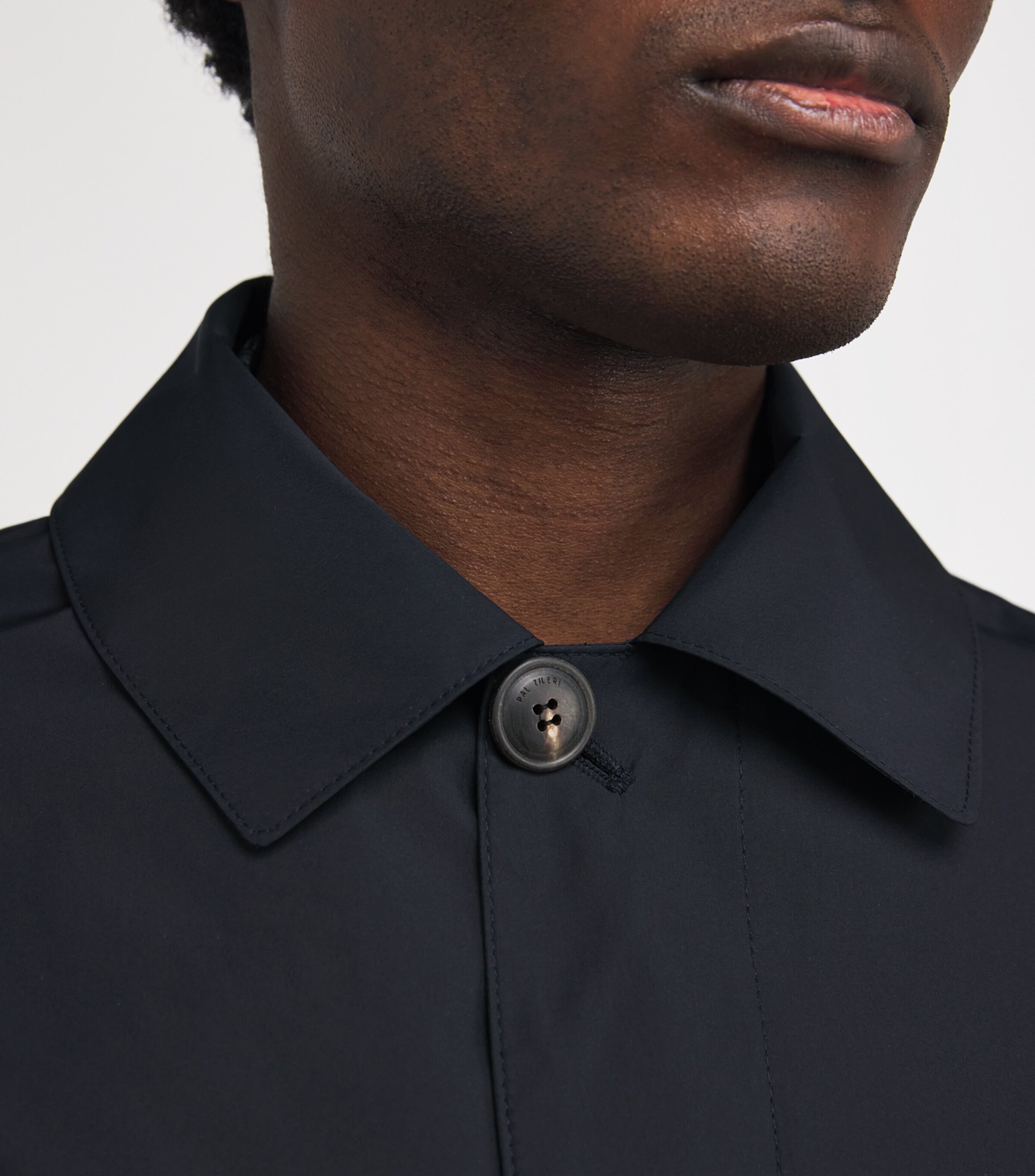 Water-Repellent Overcoat 01 BLU NAVY Image 6