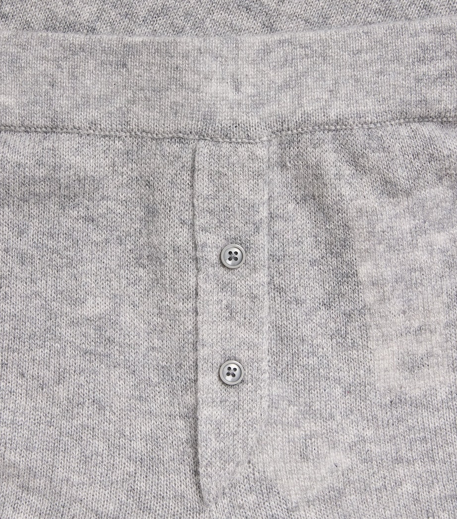 ÉTERNE Womens Cashmere Cruz Sweatpants Grey Image 6