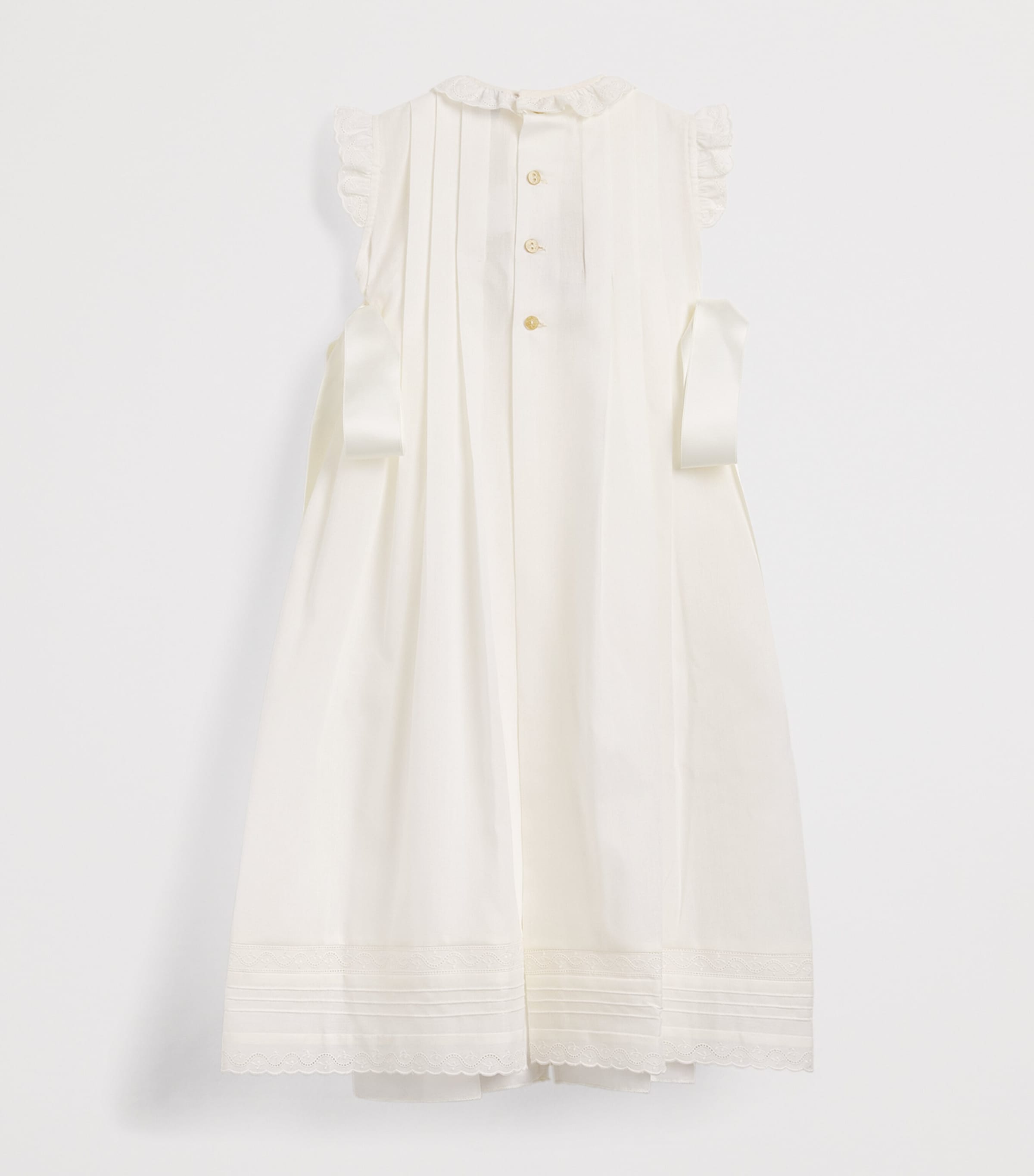 PEPA LONDON Embroidered Christening Gown (3-18 Months) Ivory Image 2