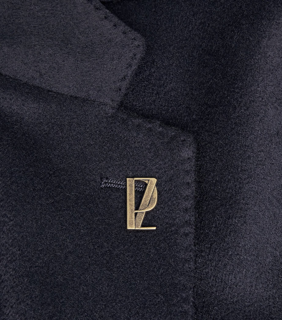 Pal Zileri Mens Cashmere Brera Blazer Blue Image 6