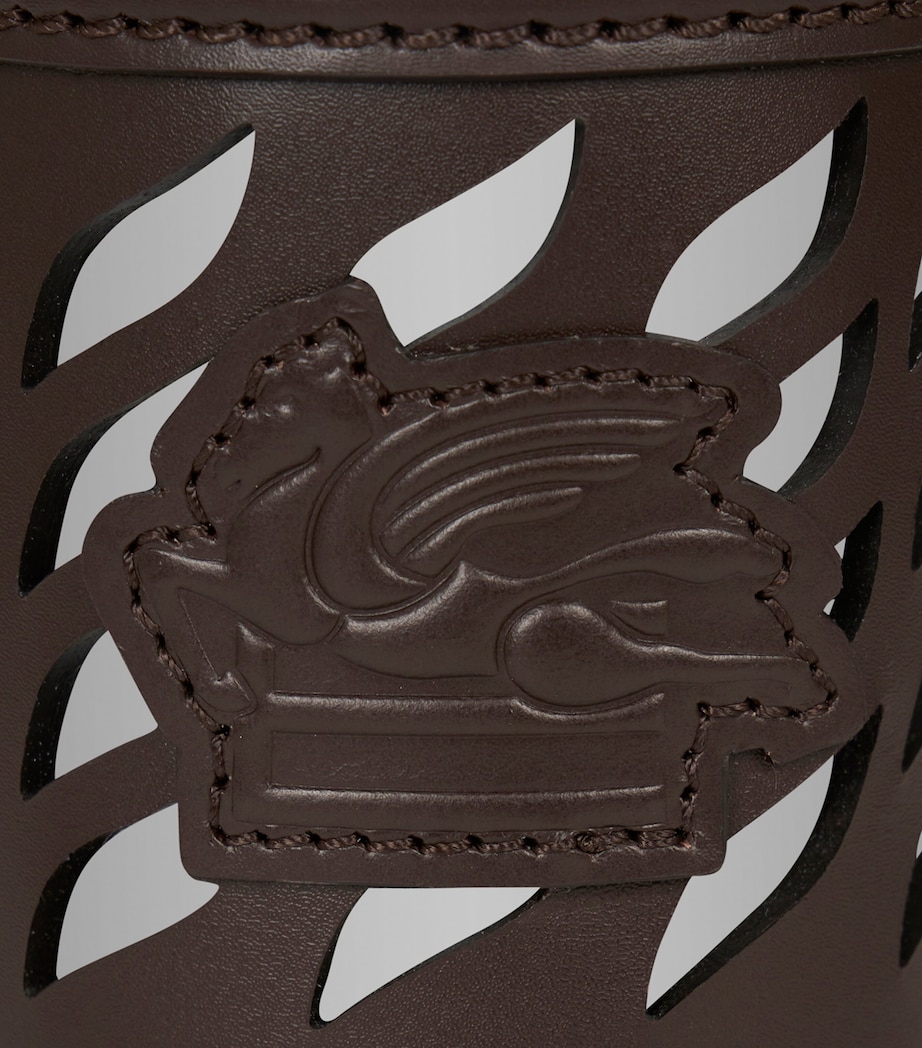 Etro Leather Drill Candle Drk Brwn Image 3