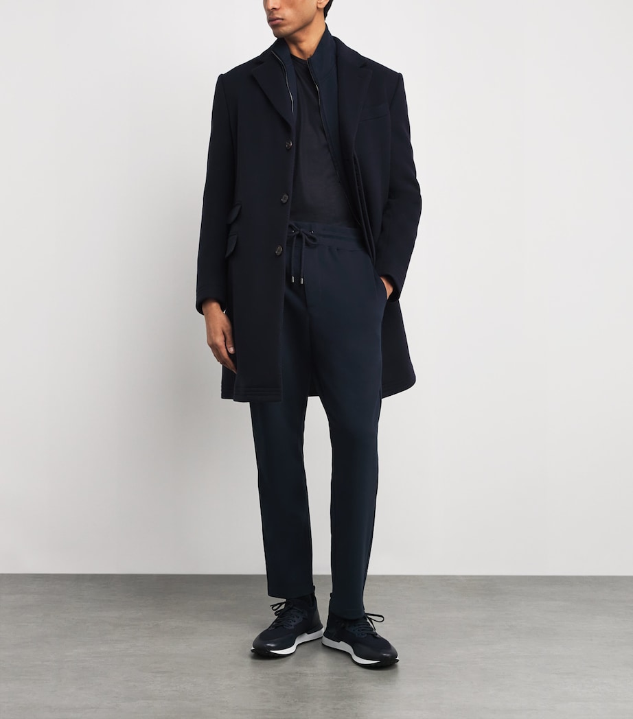 Cotton-Blend Drawstring Sweatpants 16 BLUE NAVY Image 2