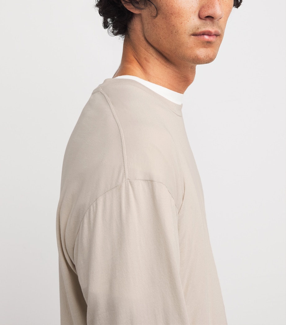 Lan Organic Cotton T-Shirt ASH GREY Image 5