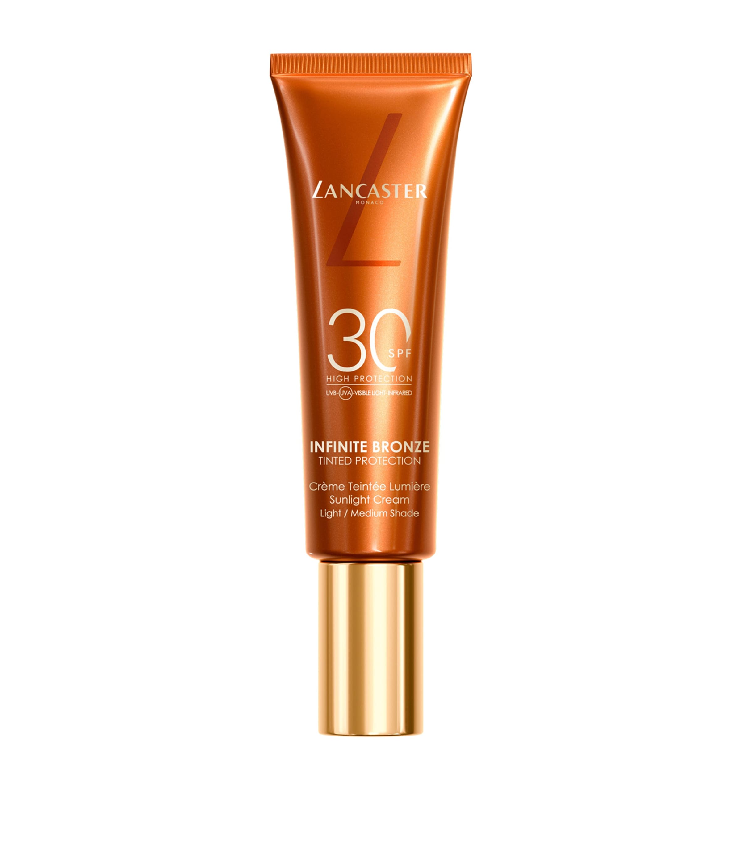 Lancaster Infinite Bronze Tinted Protection Sunlight Cream - Spf 30 In White