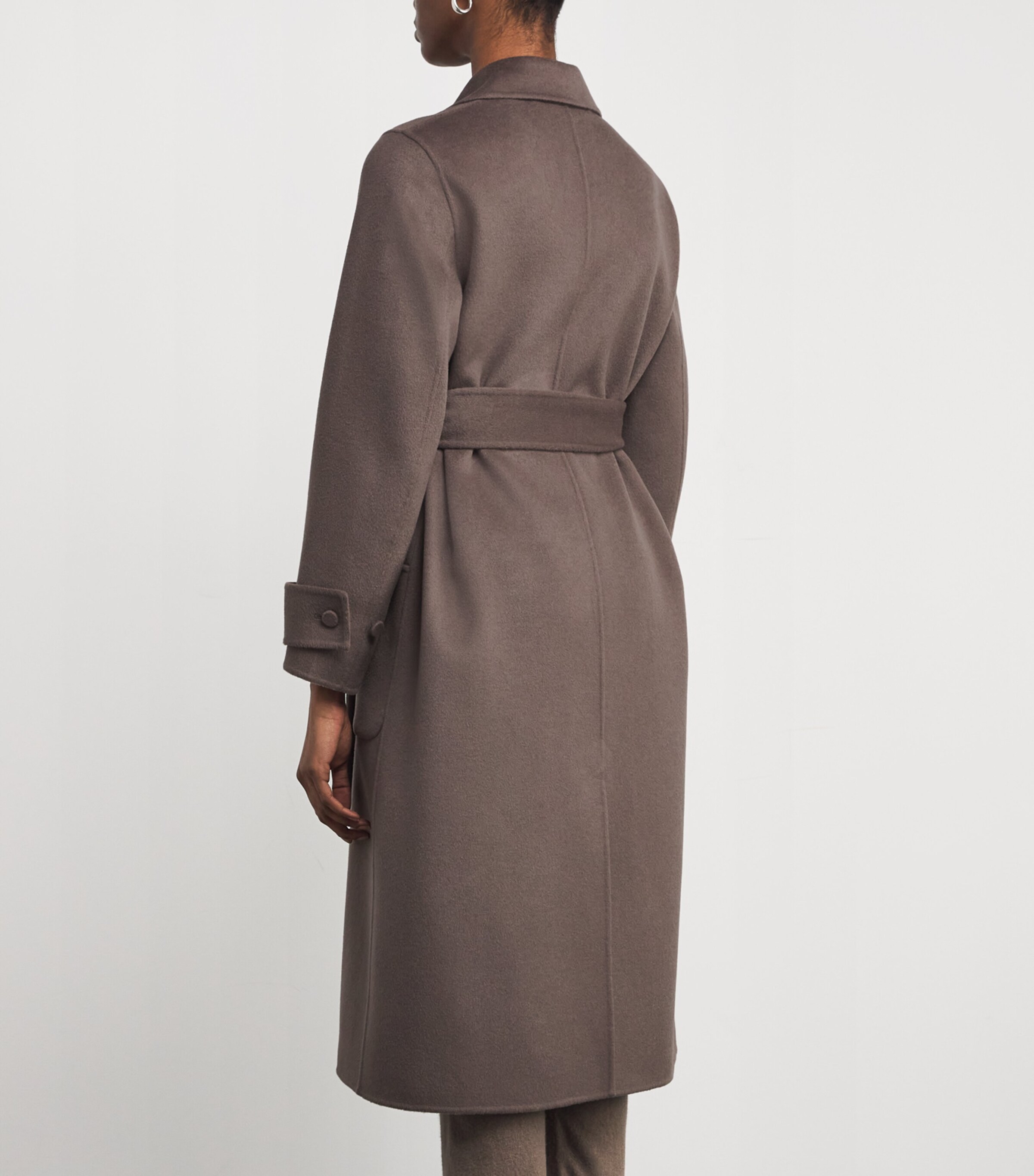 Wool-Cashmere Arline Coat MUSHROOM Image 4