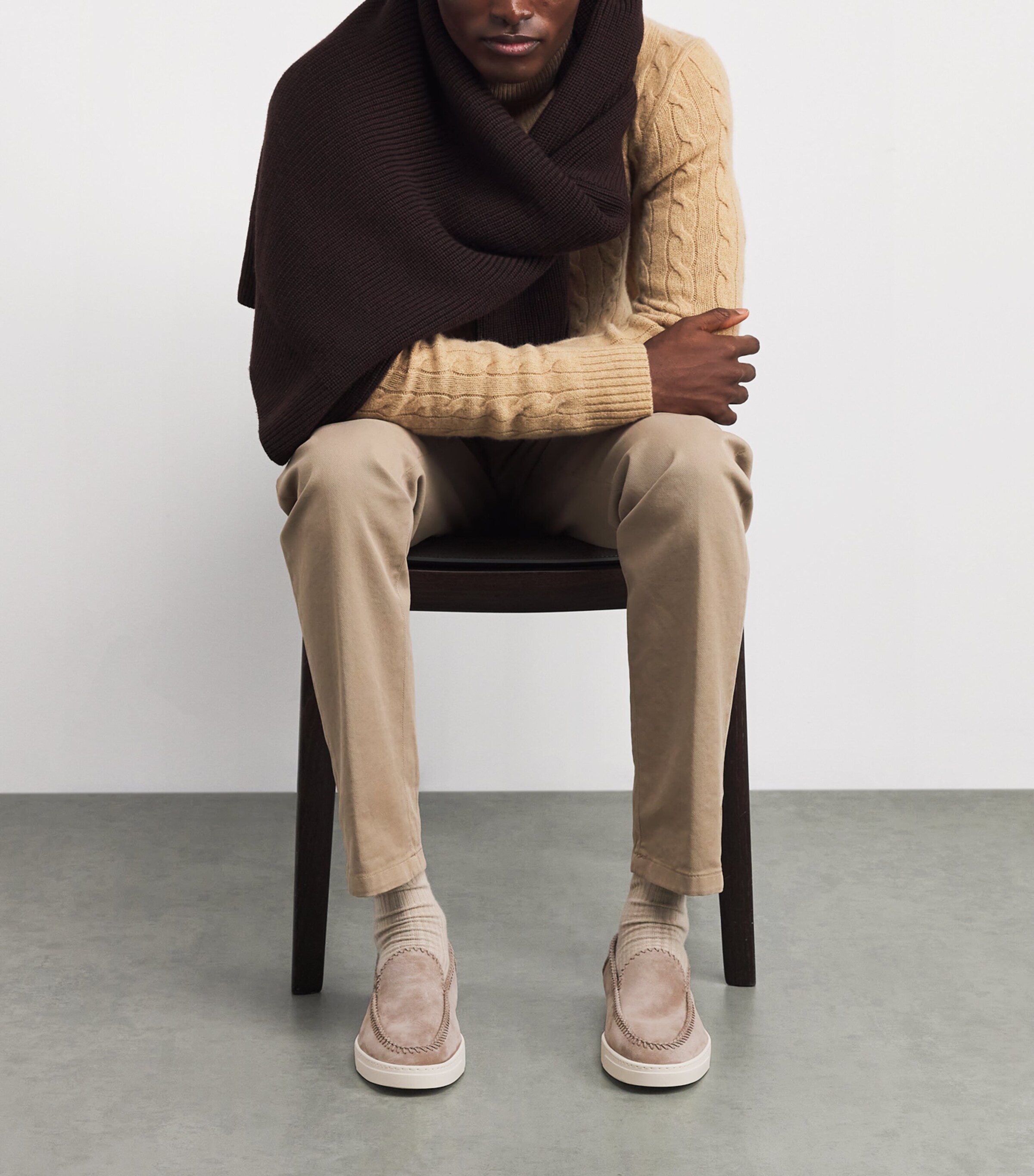 Suede Loafers A645 Image 11