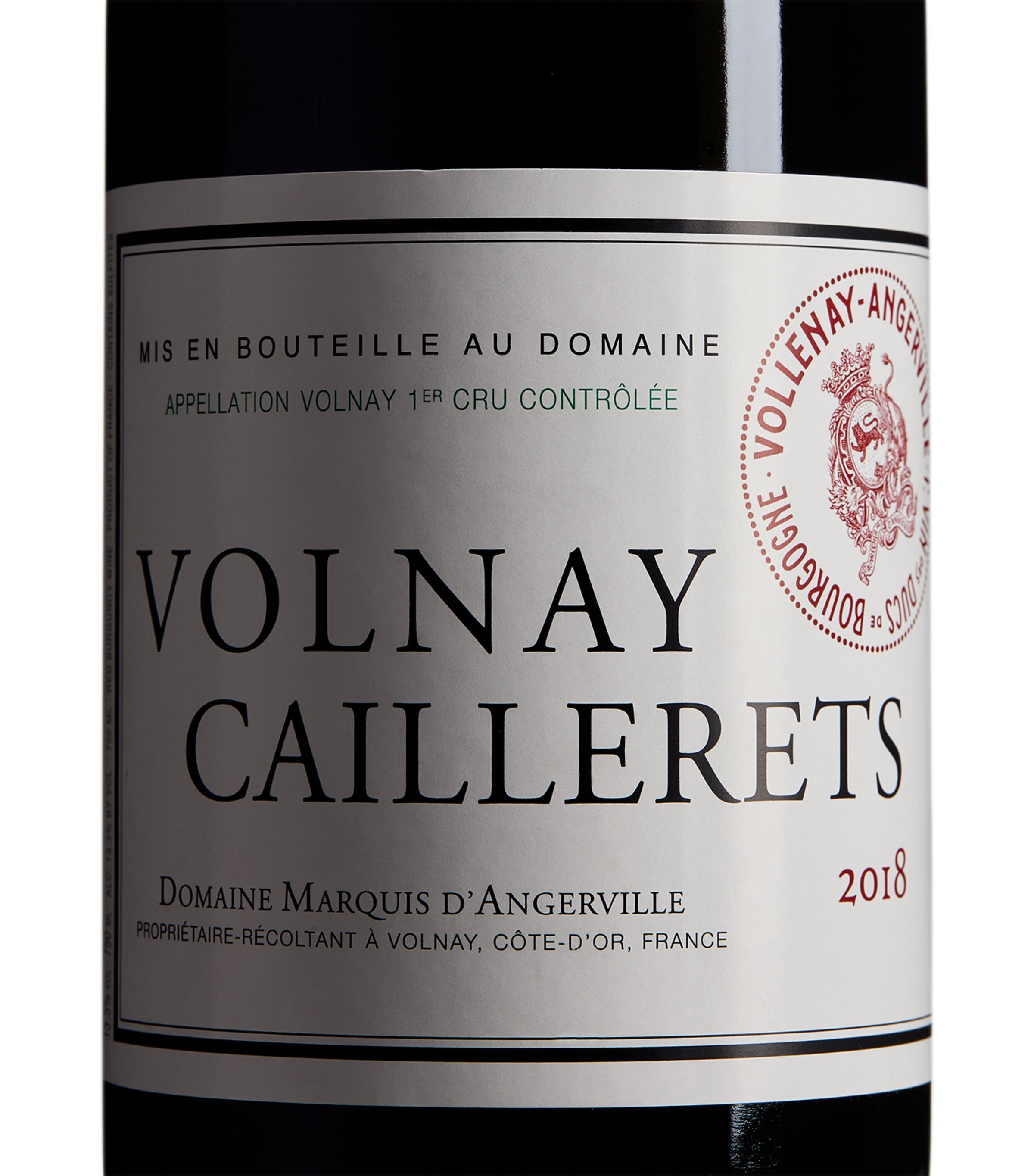Domaine Marquis D'Angerville D’Angerville Caillerets 2018 (75cl) – Burgundy, France Image 2
