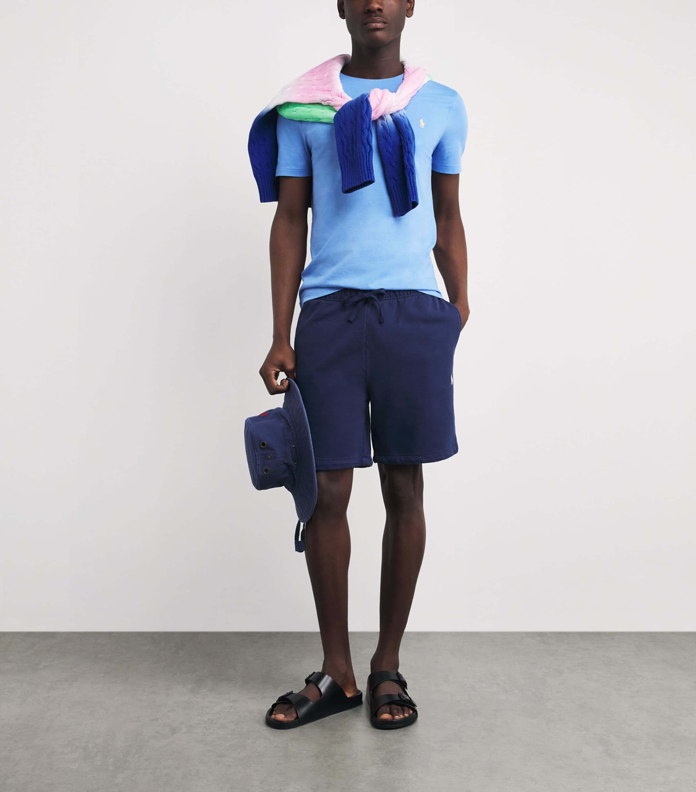 Polo Ralph Lauren Mens Cotton Custom-Fit Polo Pony T-Shirt Bristol Image 2