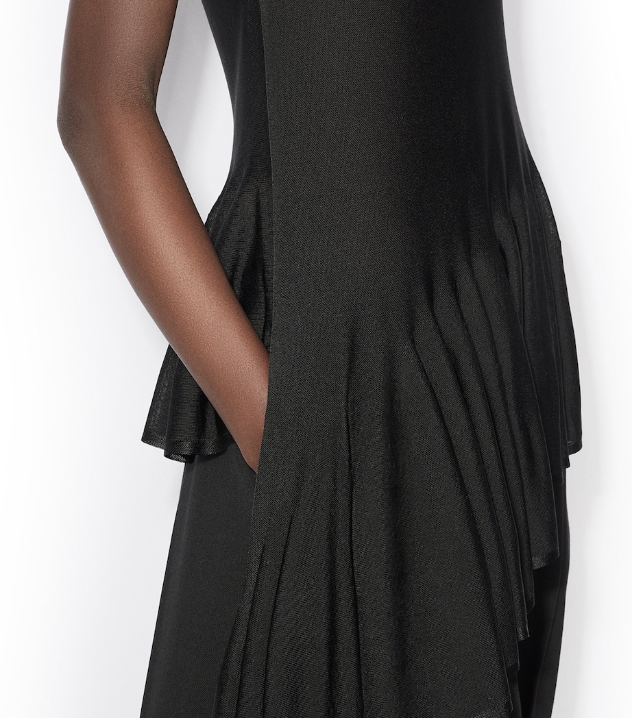 Alaïa Womens Stretch-Wool Balloon Trousers Noir Alaia Image 4