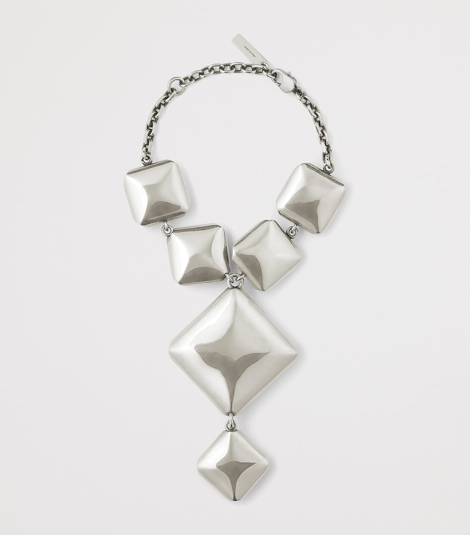 Givenchy Deconstructed Pendant Chain Bracelet Antic Silvery Image 3