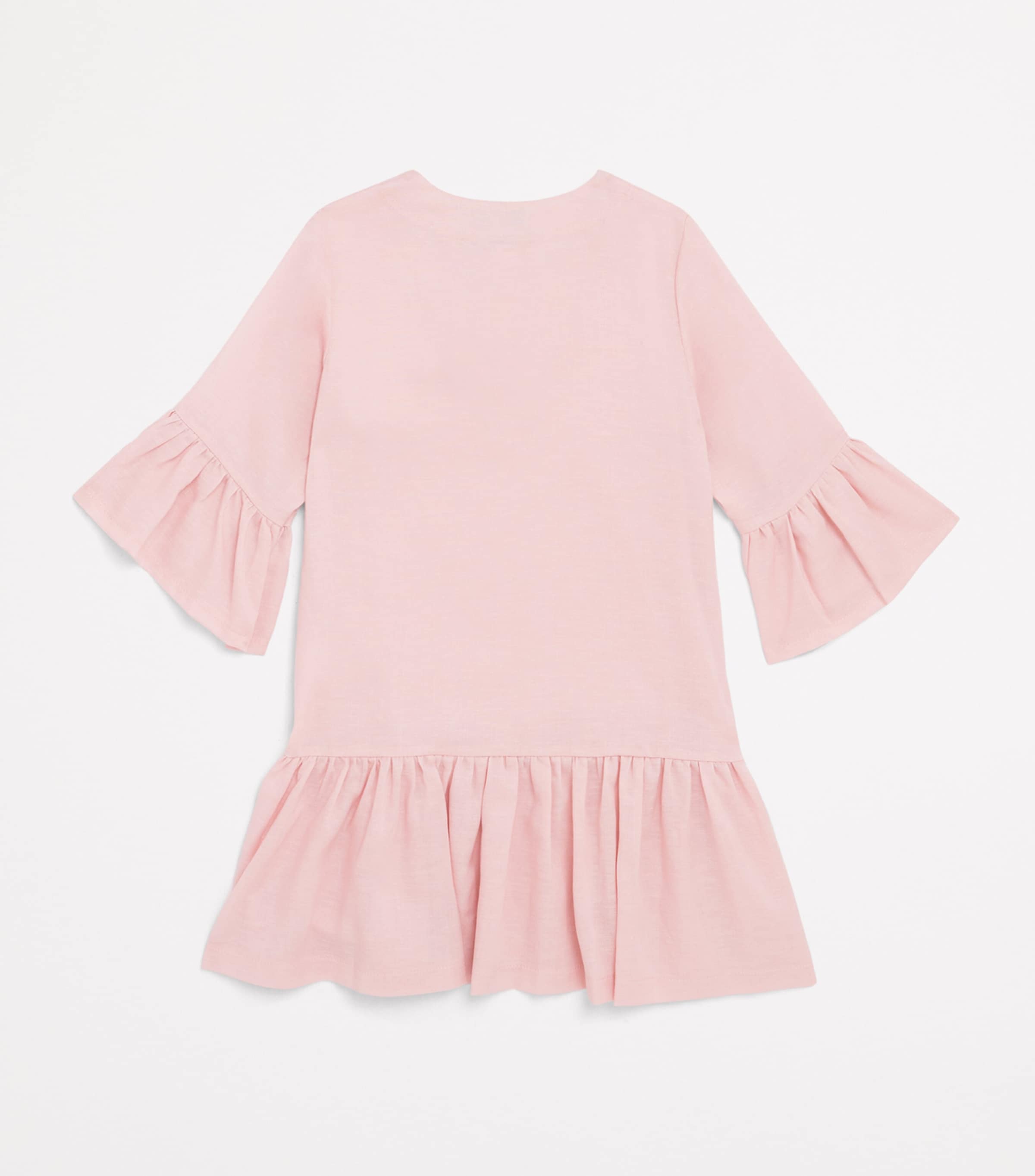 Linen-Blend Kaftan Dress (2-12 Years) PINK Image 2