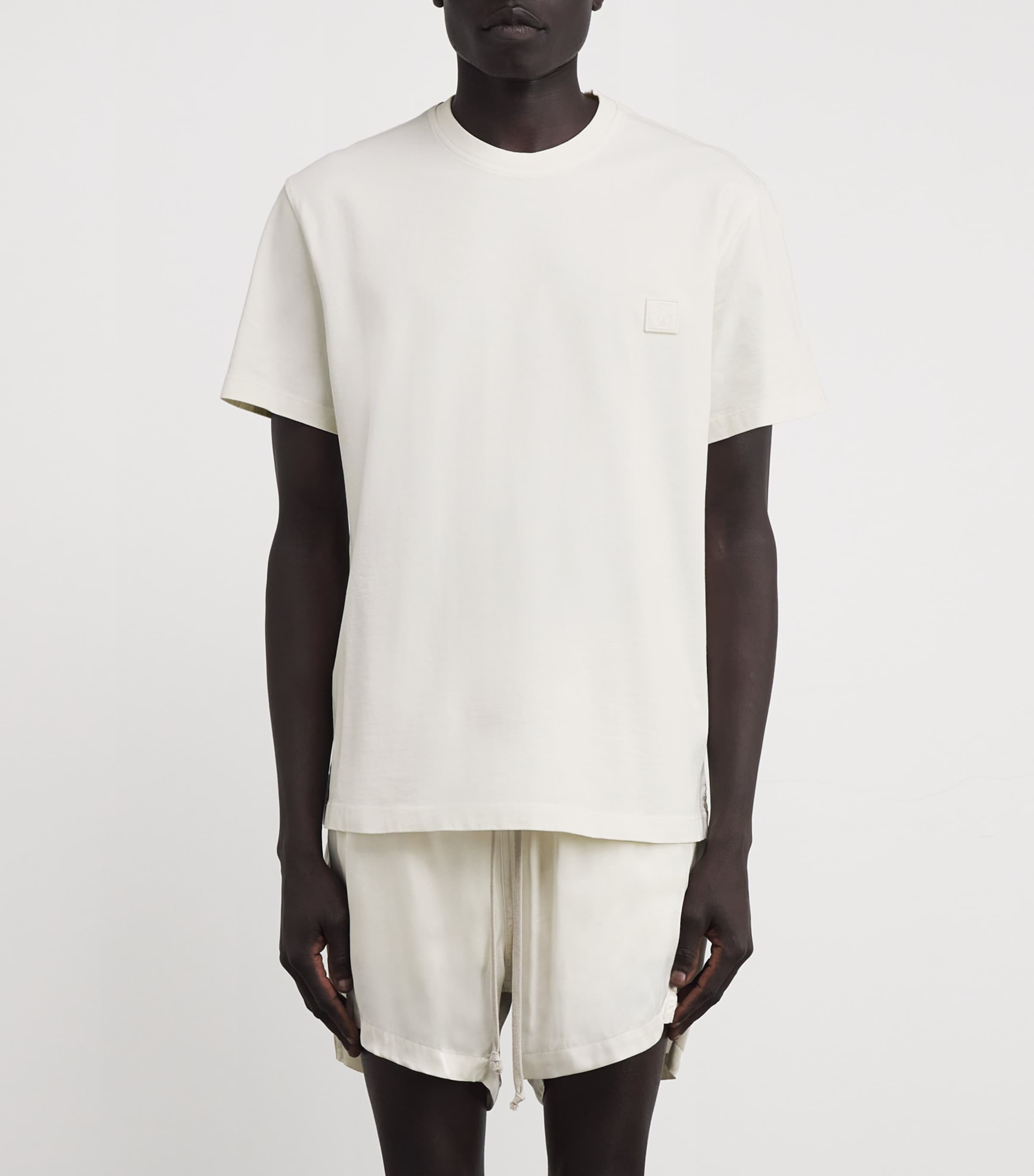 【関税込み】WOOYOUNGMI ホワイト Shoulder Cut 長袖Tシャツ White Shoulder Cut Long Sleeve T-shirt - WOOYOUNGMI