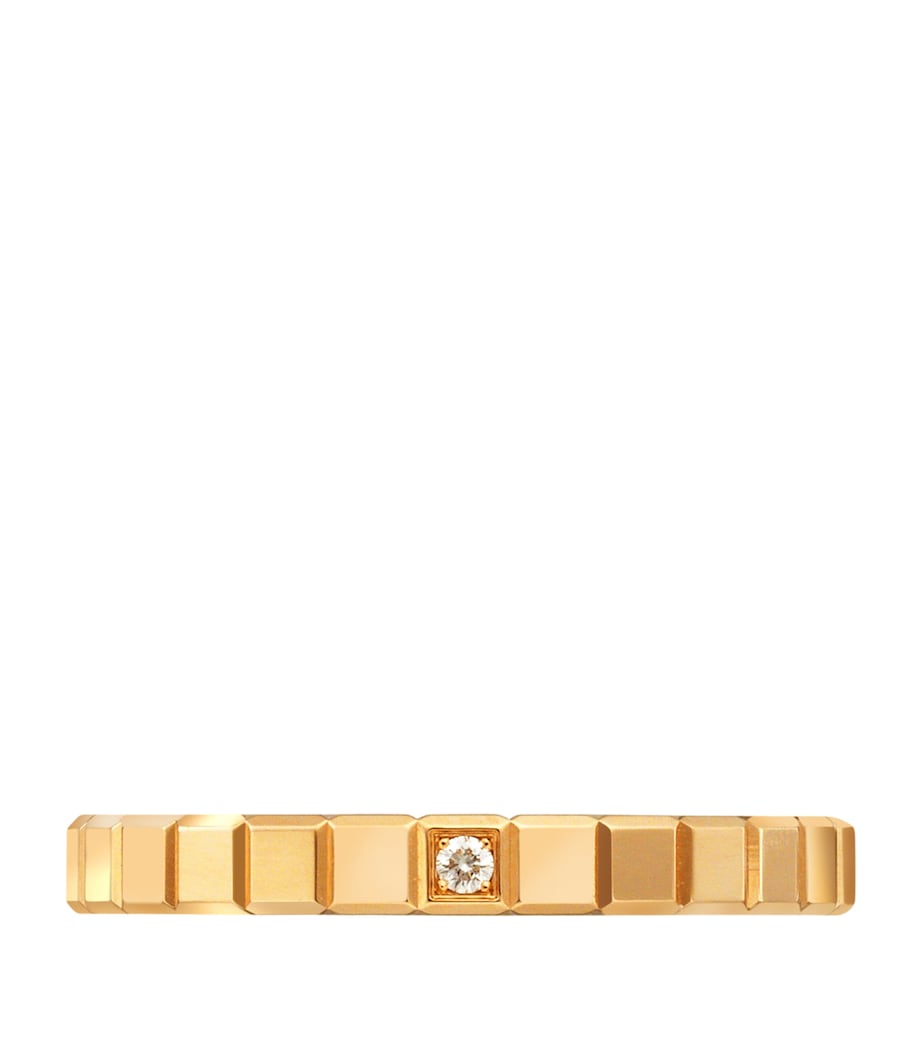 Yellow Gold and Diamond Ice Cube Ring Image 3