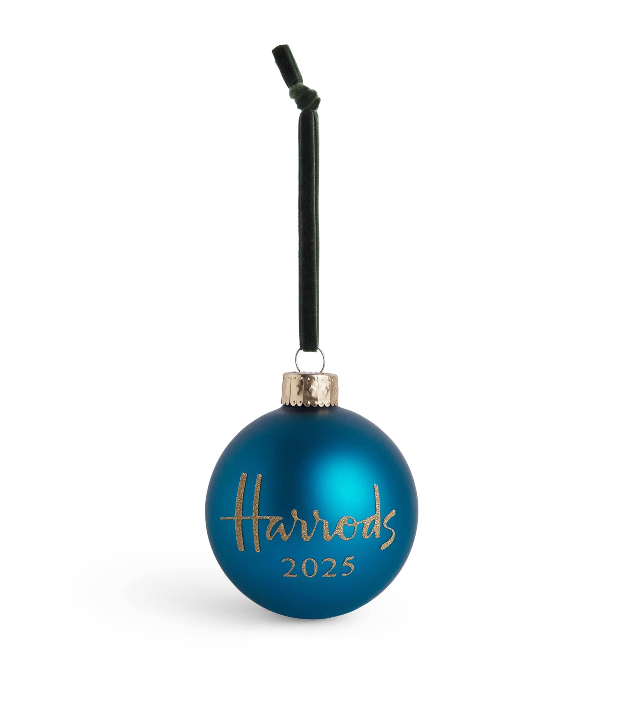 Harrods 2025 Year Bauble In Blue