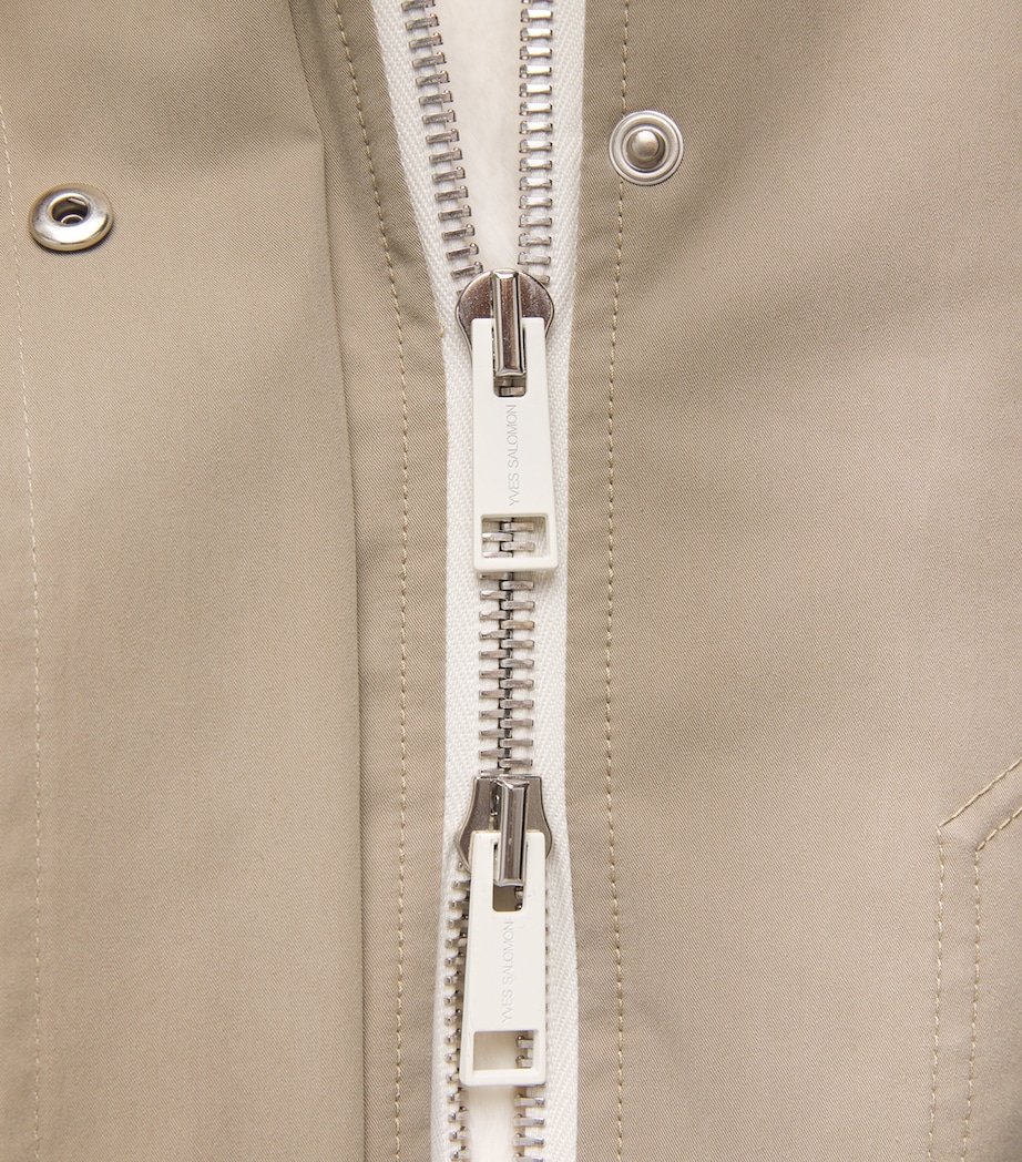 Waterproof Fur-Trim Parka Coat B3226 Image 5