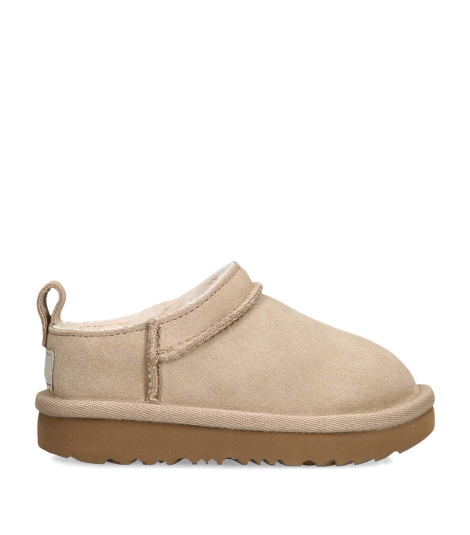 UGG Kids Suede Classic Micro Boots Beige Image 1