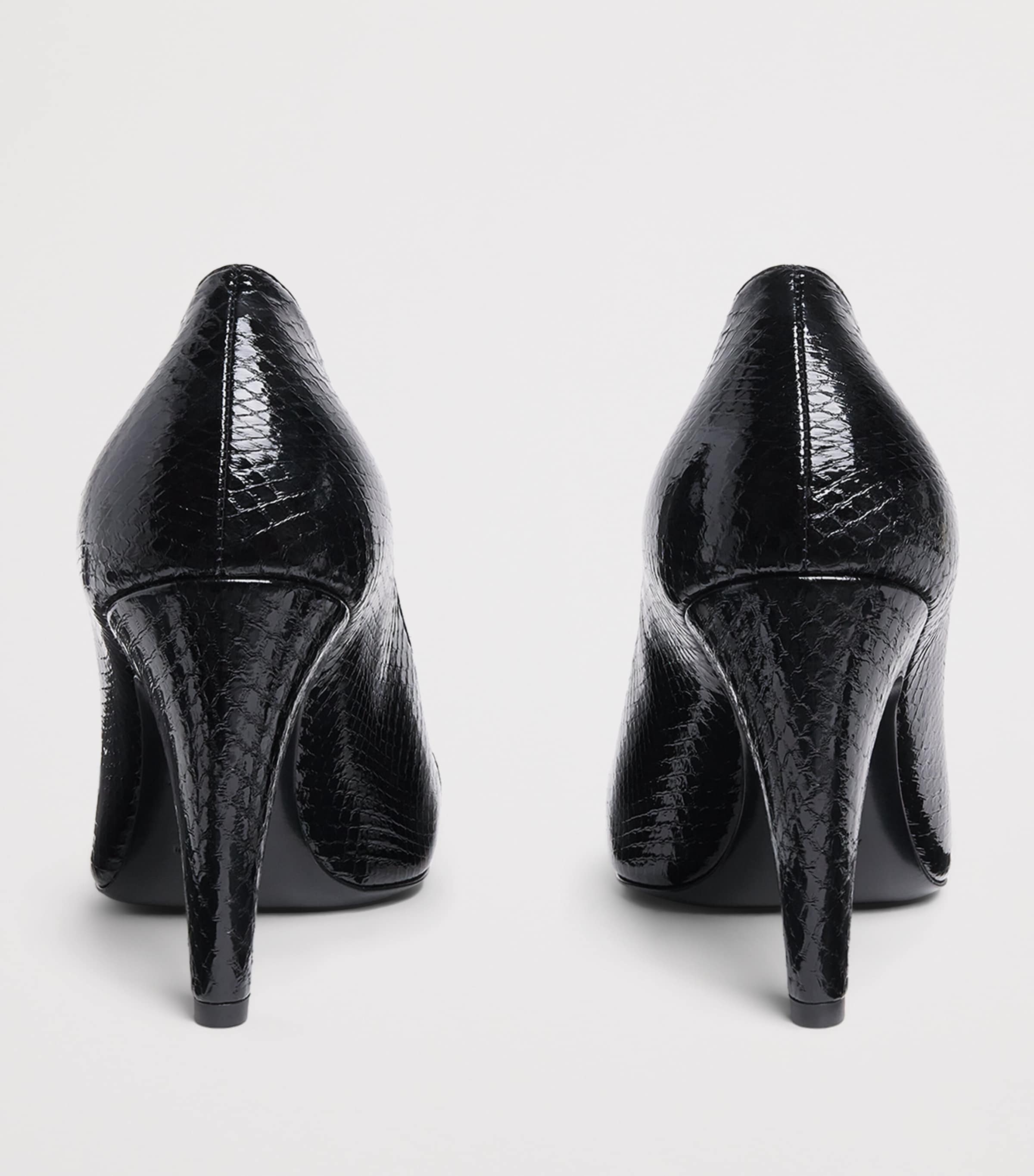 Alaïa Snakeskin Cone Pumps 90 Noir Image 4
