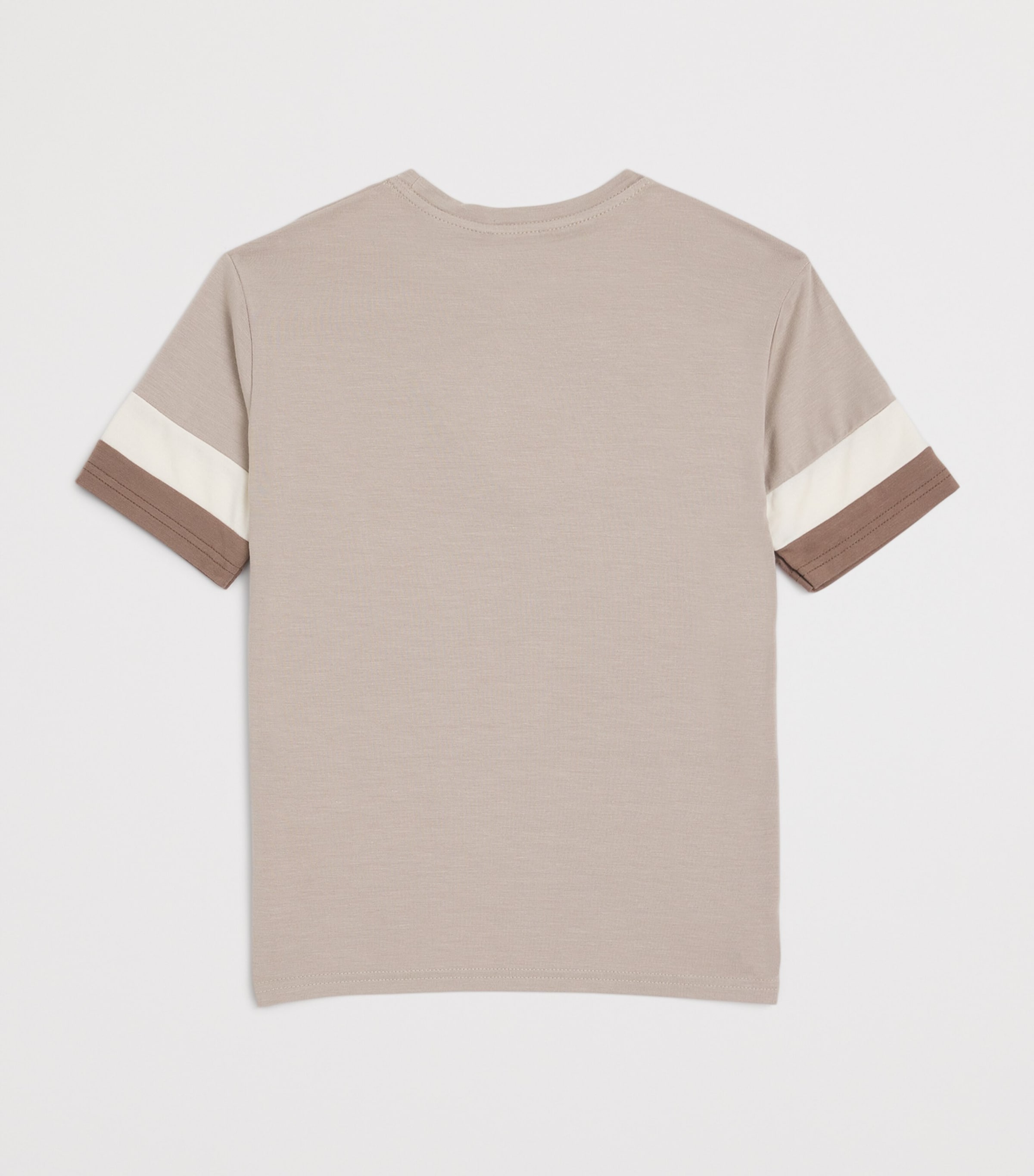 Stripe Pyjama Top (4-16 Years) DESERT Image 2